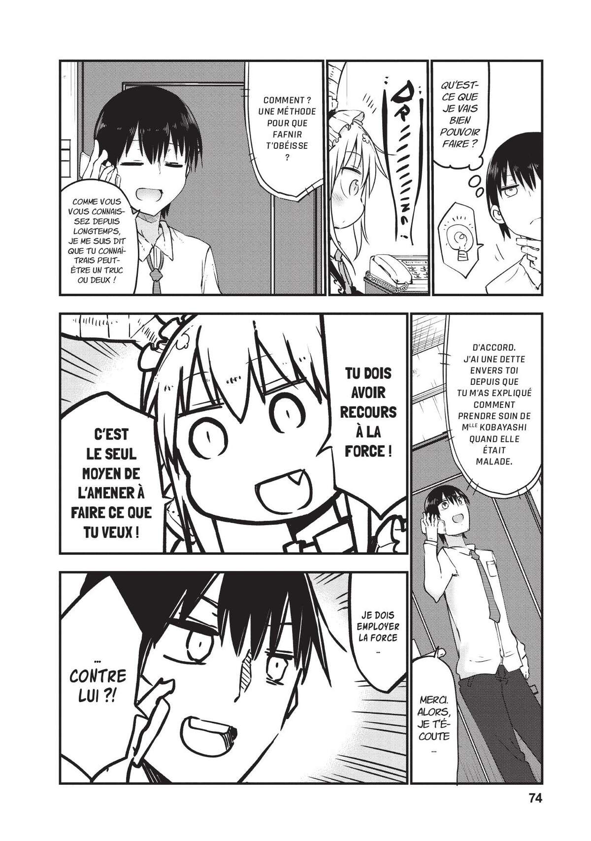 Miss Kobayashi’s Dragon Maid Volume 6 page 75