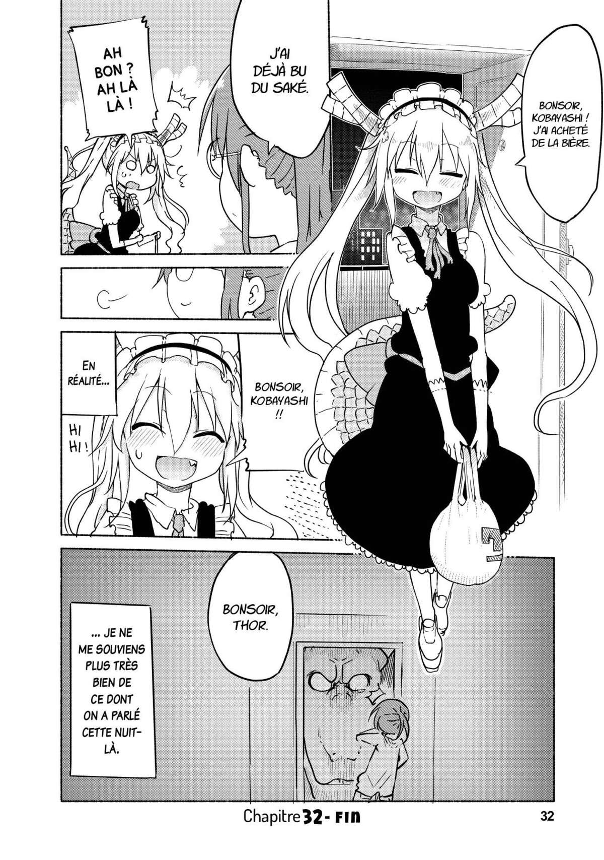 Miss Kobayashi’s Dragon Maid Volume 4 page 32