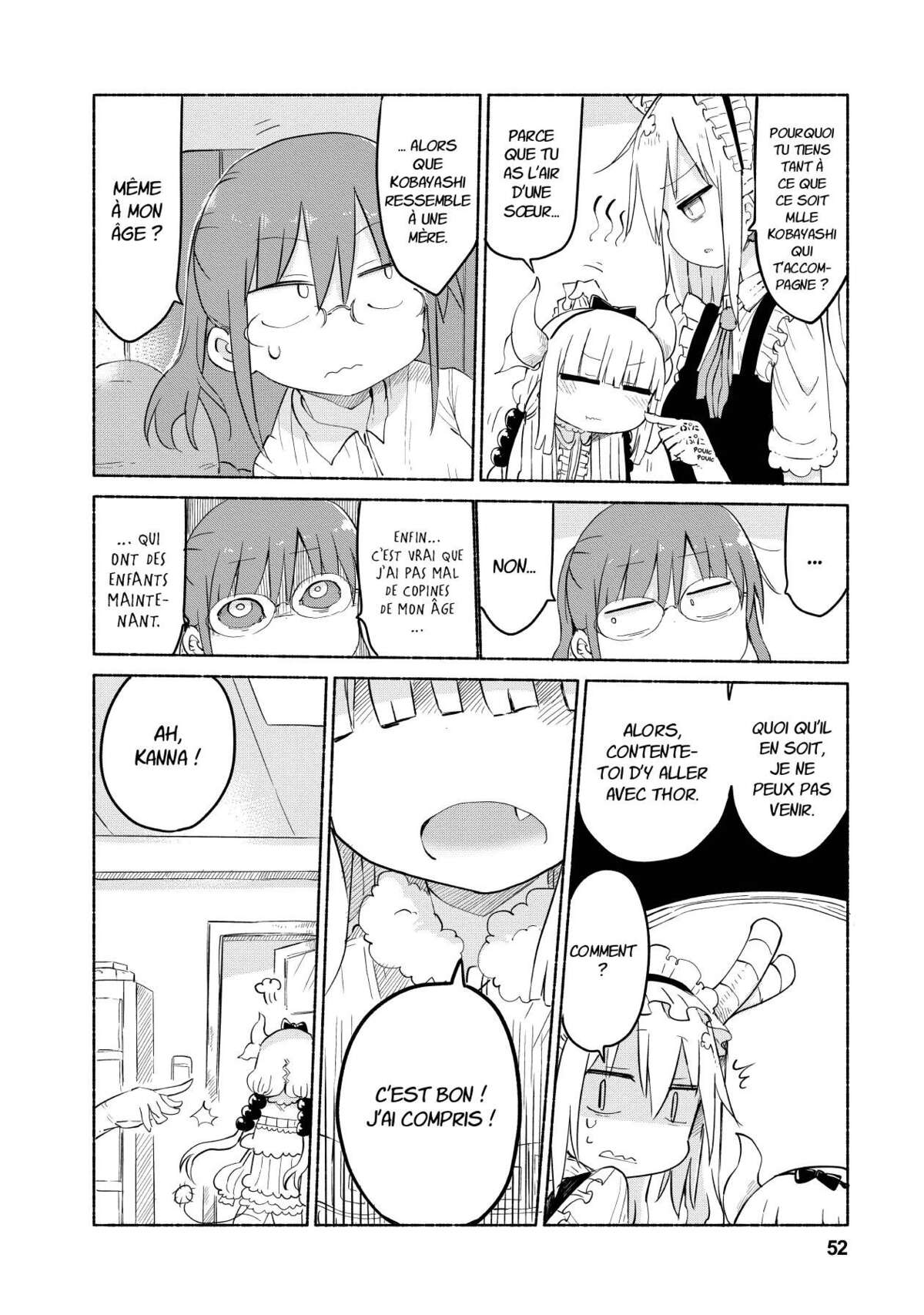 Miss Kobayashi’s Dragon Maid Volume 4 page 52