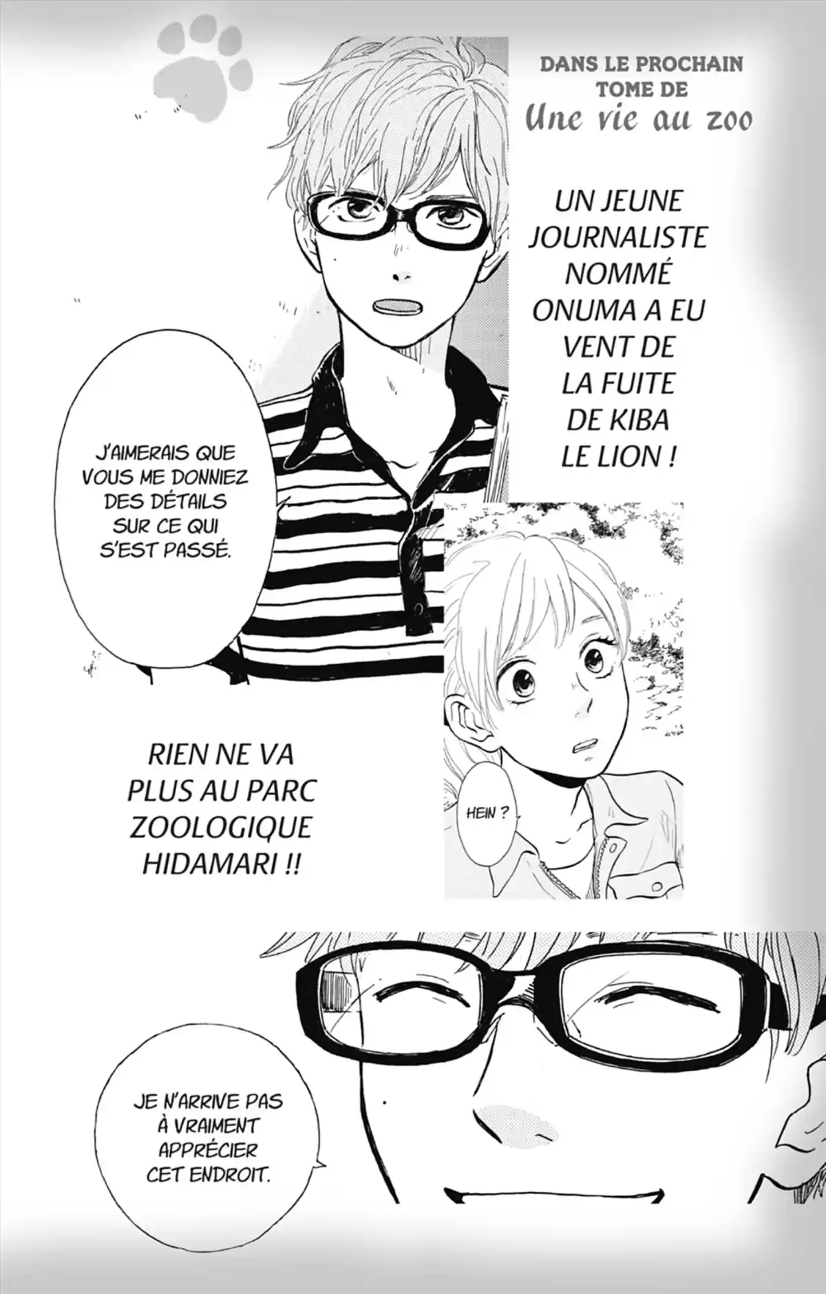 Une vie au zoo Volume 1 page 175