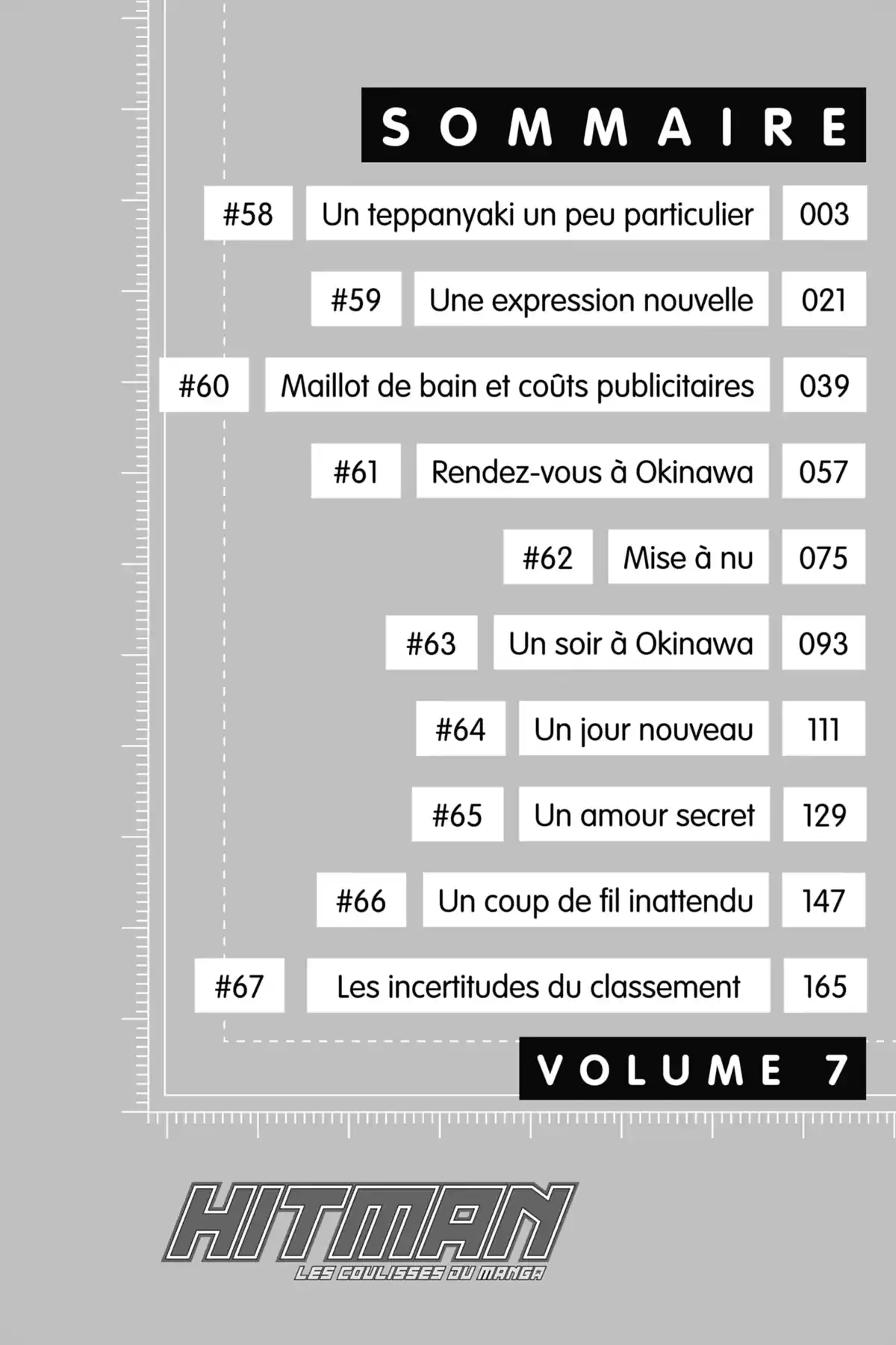 Hitman – Les coulisses du manga Volume 7 page 3