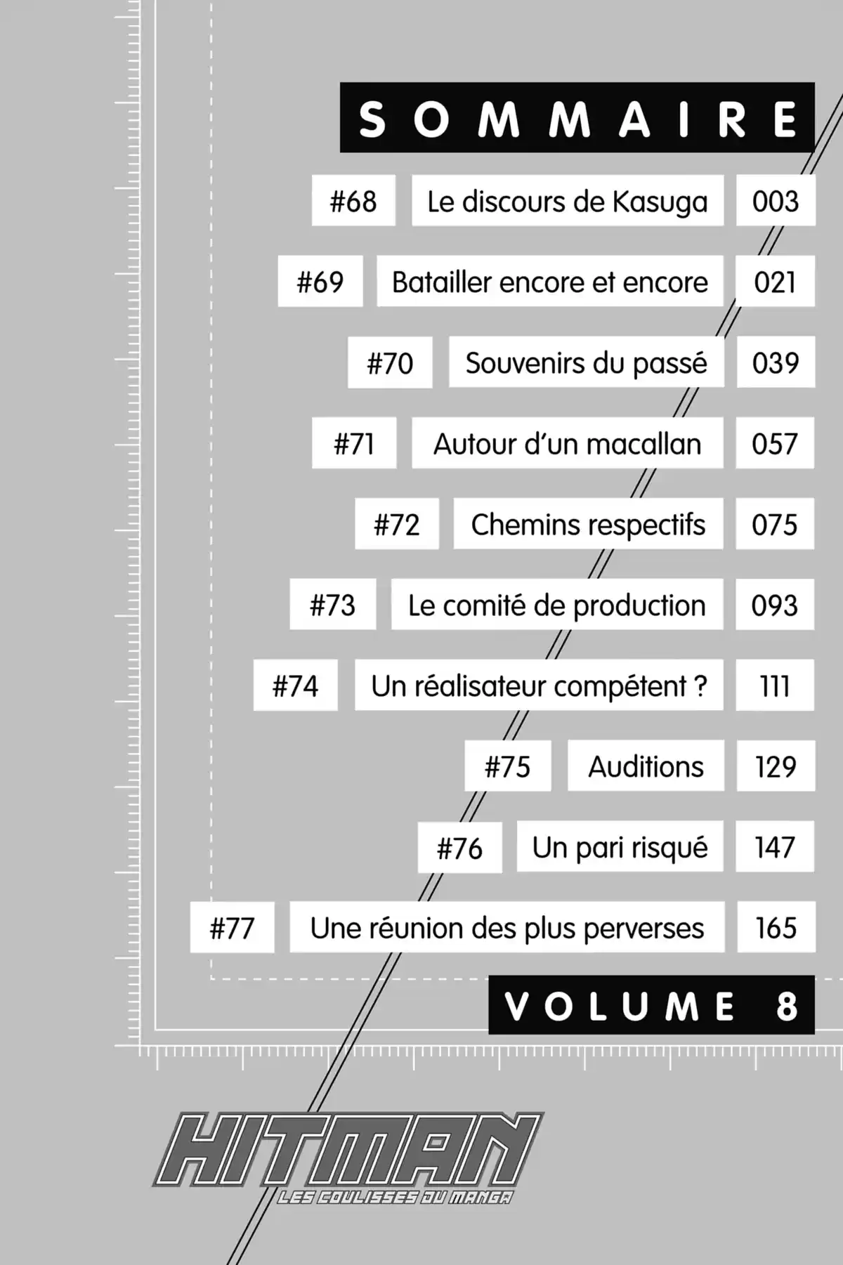 Hitman – Les coulisses du manga Volume 8 page 3