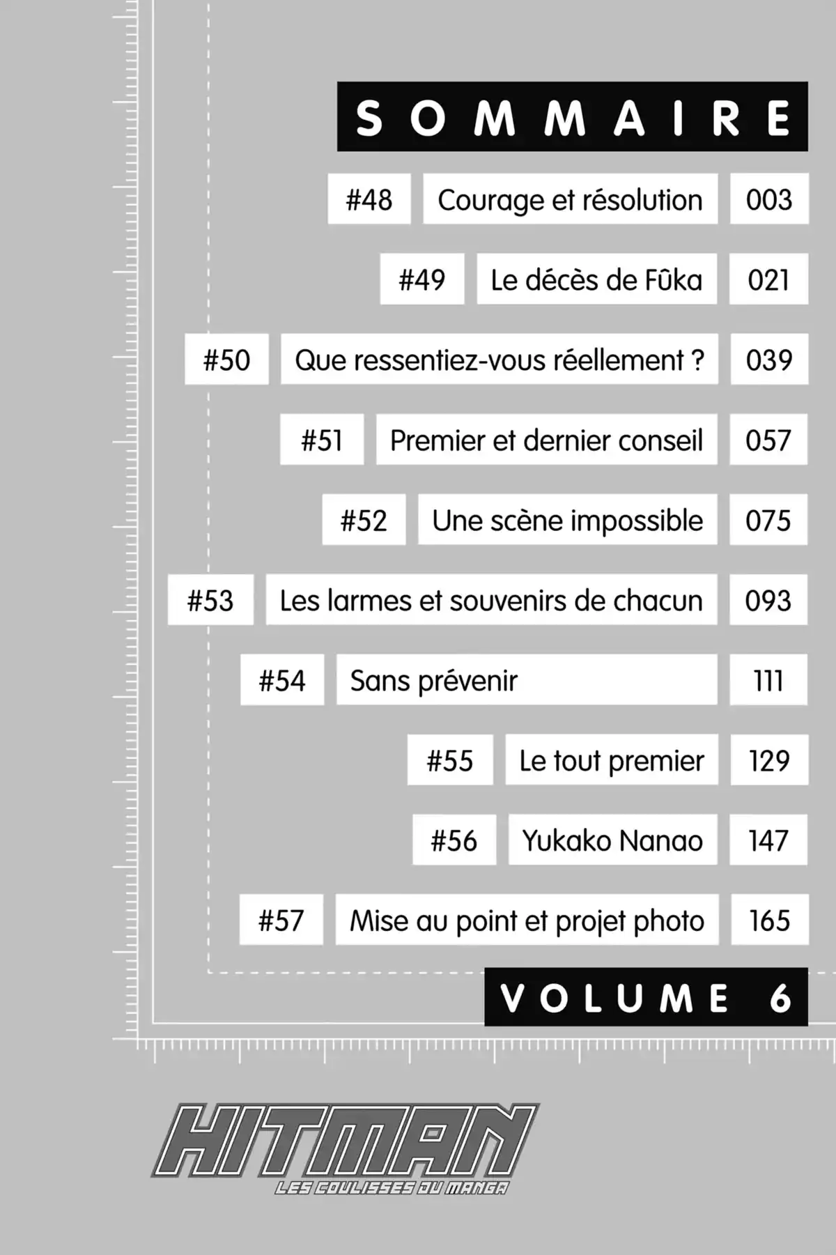 Hitman – Les coulisses du manga Volume 6 page 3