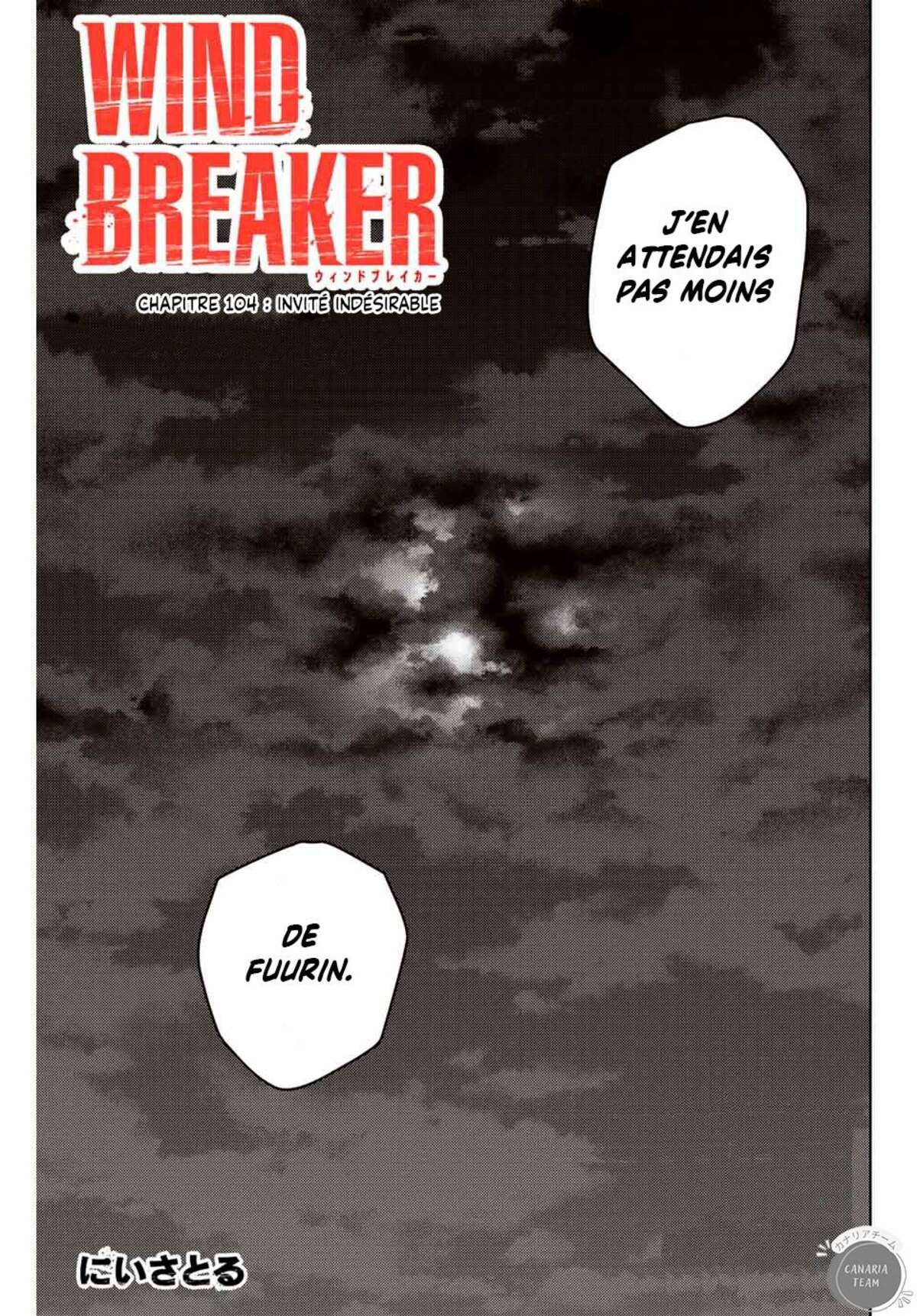 Wind Breaker (Nii Satoru) Chapitre 104 page 4