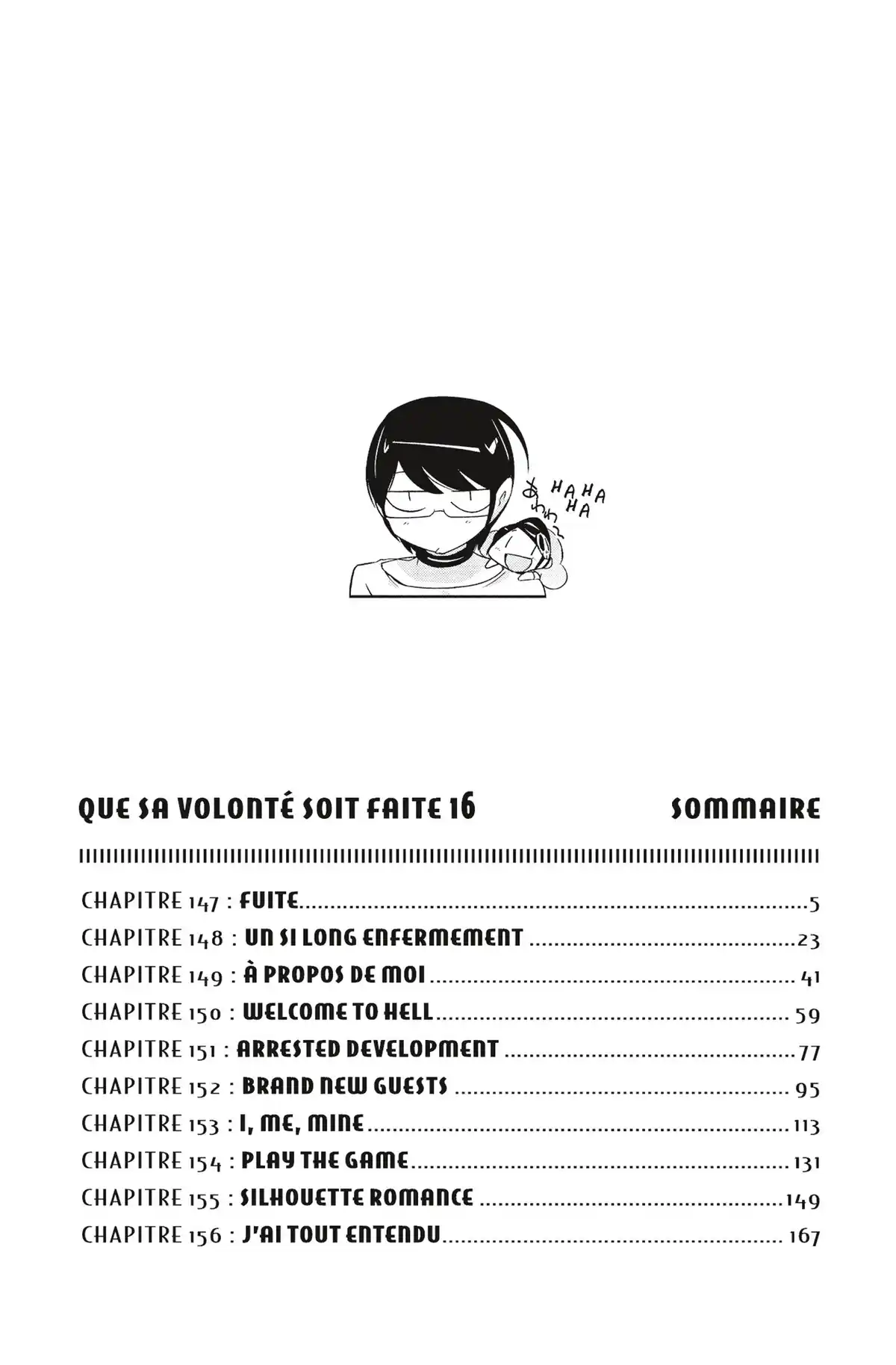 Que sa volonté soit faite Volume 16 page 3