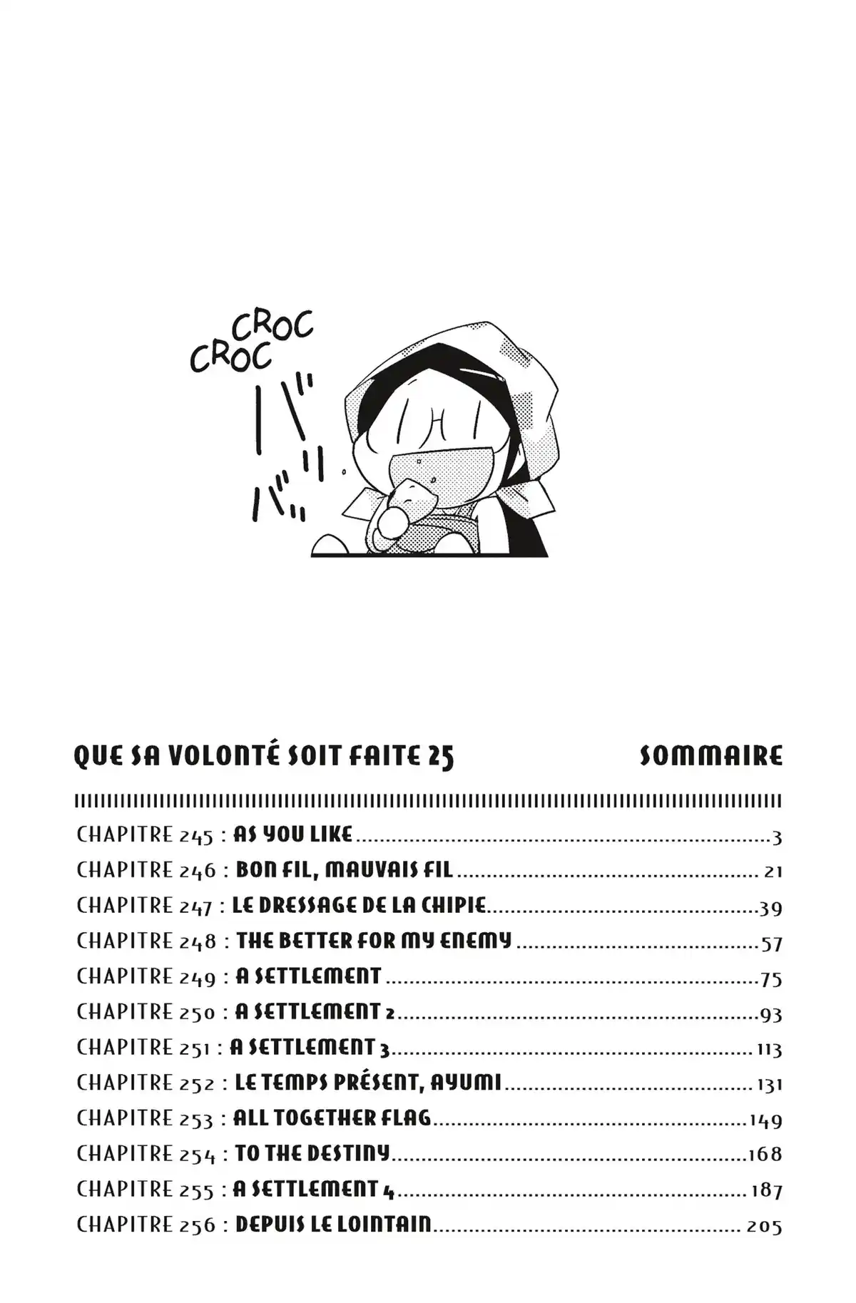 Que sa volonté soit faite Volume 25 page 3