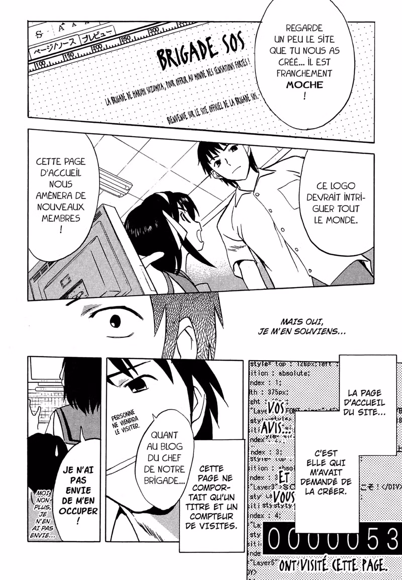 La Mélancolie de Haruhi – Brigade S.O.S Volume 4 page 10