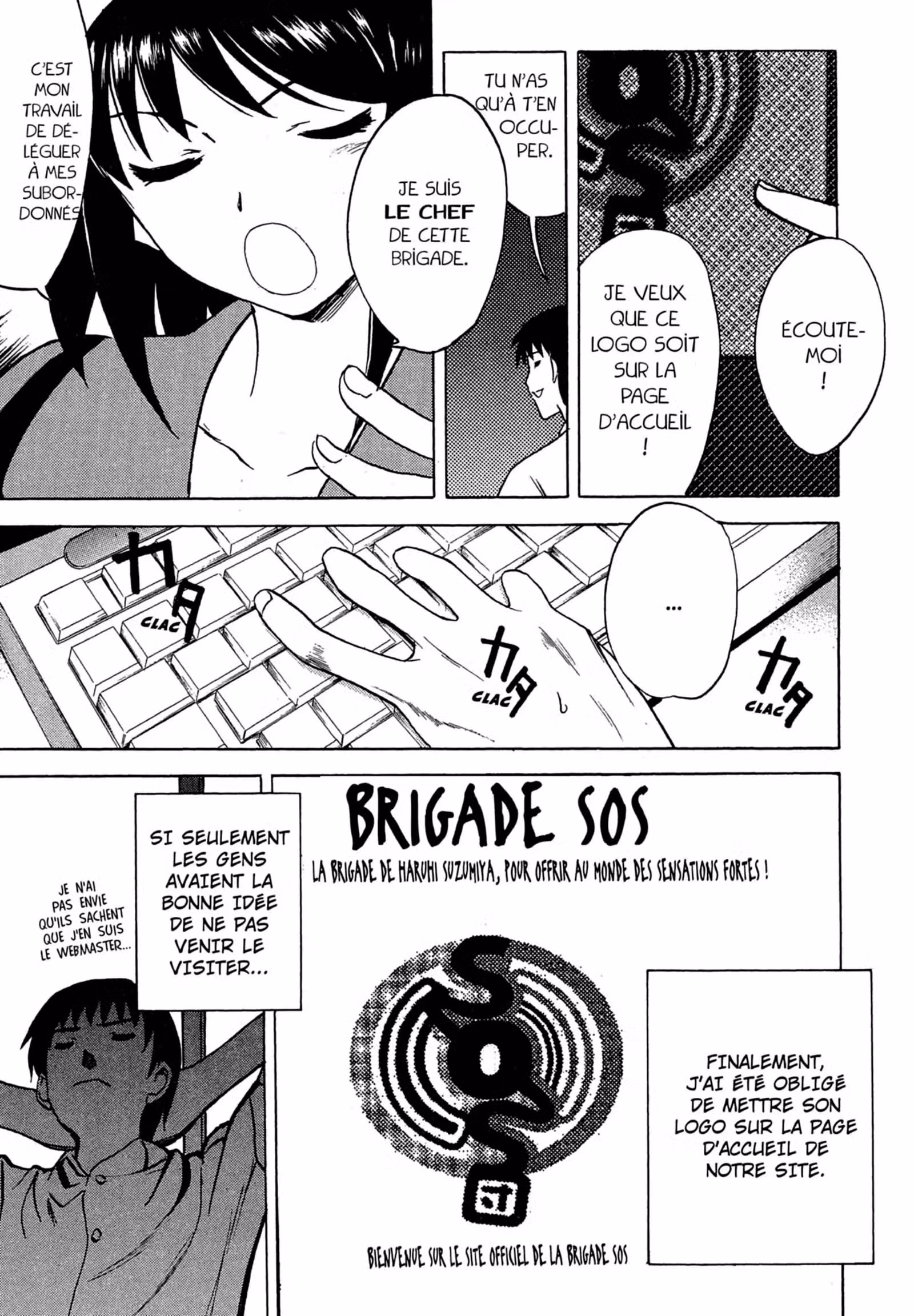 La Mélancolie de Haruhi – Brigade S.O.S Volume 4 page 11