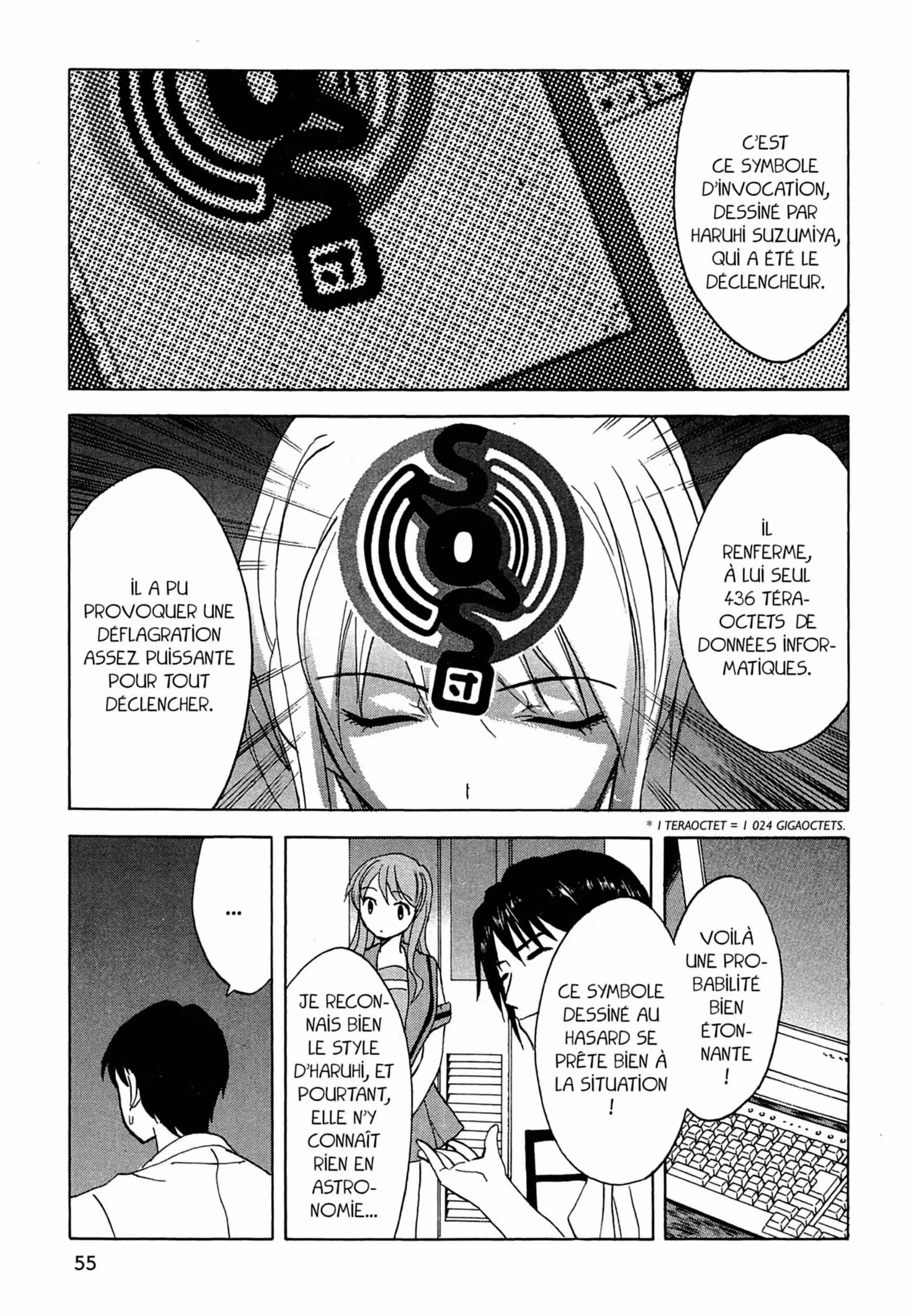 La Mélancolie de Haruhi – Brigade S.O.S Volume 4 page 57