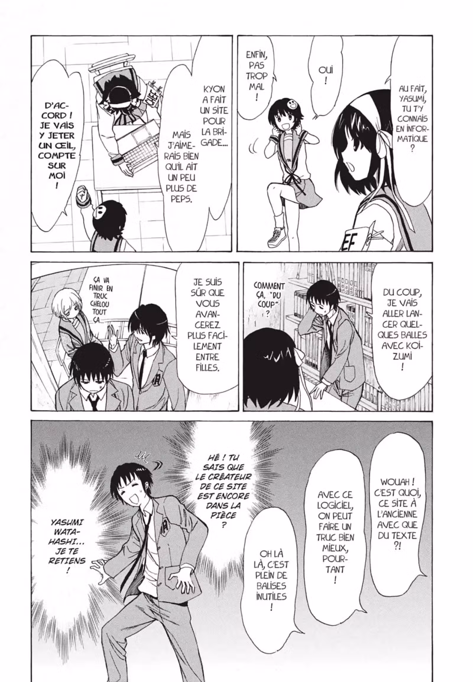 La Mélancolie de Haruhi – Brigade S.O.S Volume 19 page 54