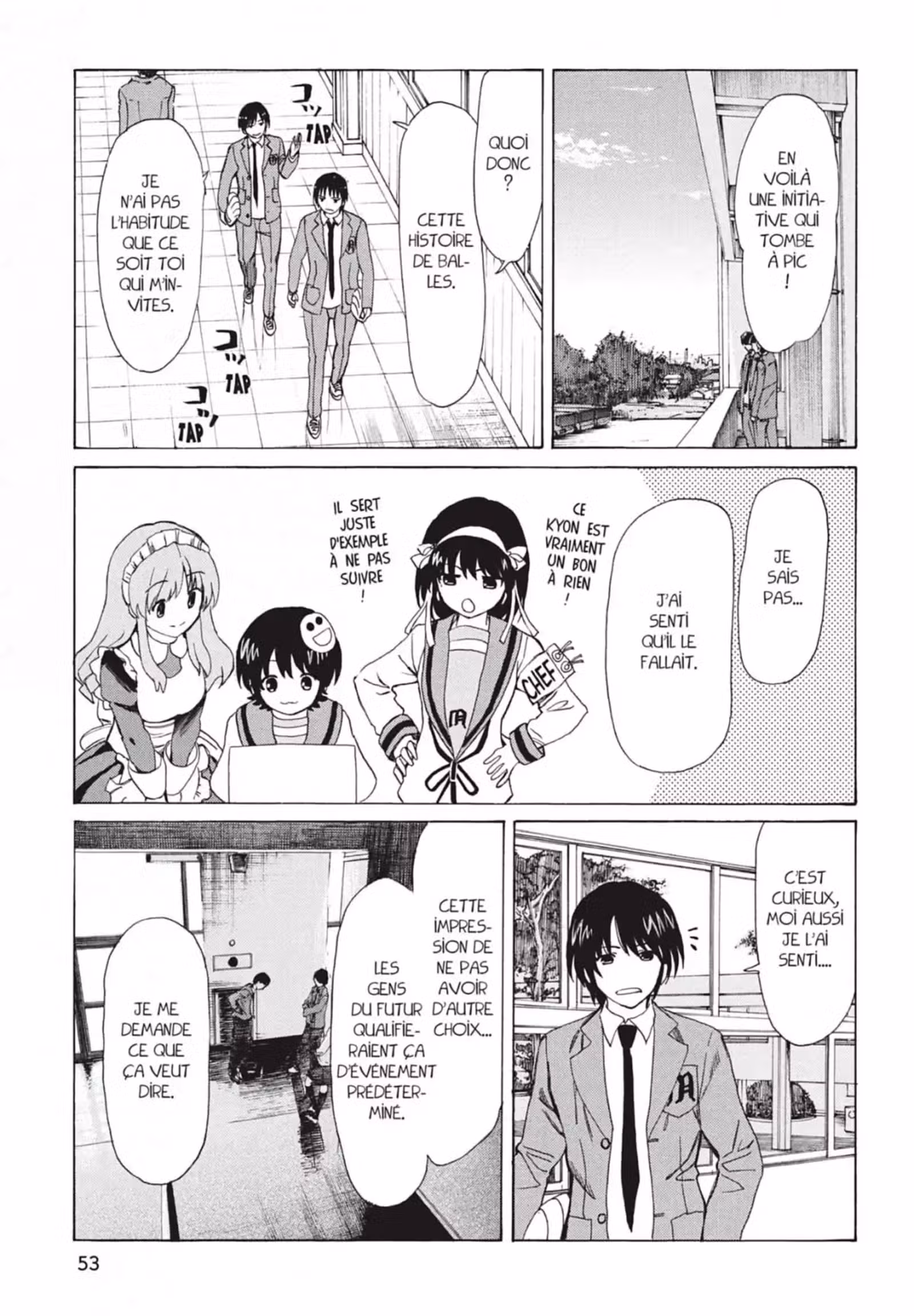 La Mélancolie de Haruhi – Brigade S.O.S Volume 19 page 55