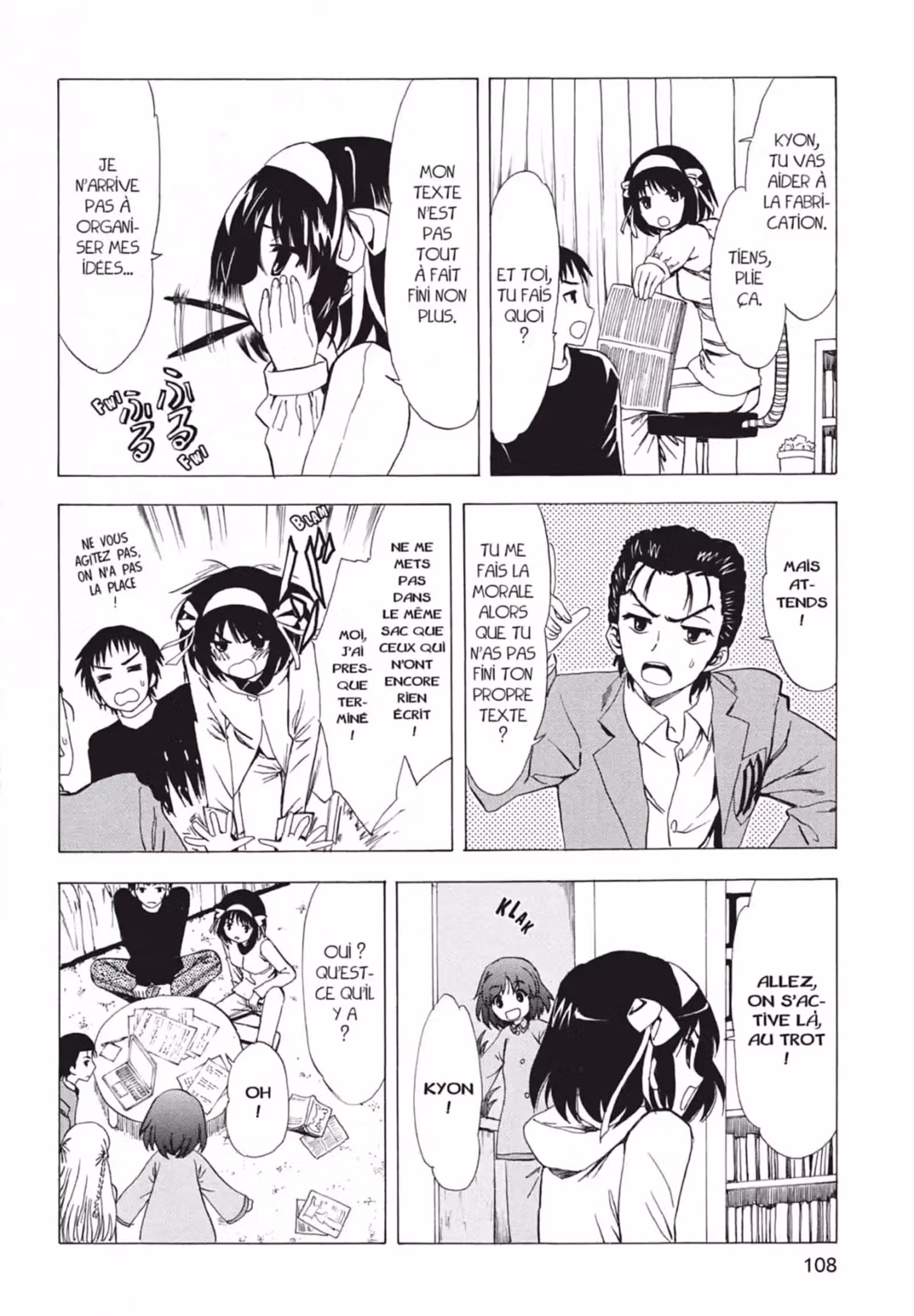 La Mélancolie de Haruhi – Brigade S.O.S Volume 13 page 110