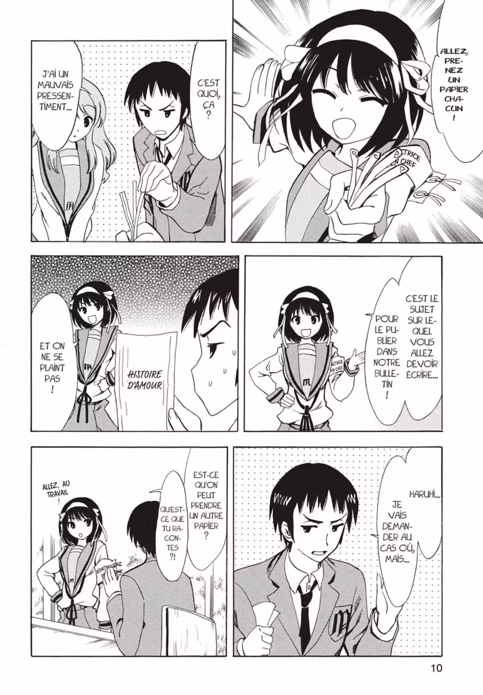 La Mélancolie de Haruhi – Brigade S.O.S Volume 13 page 12