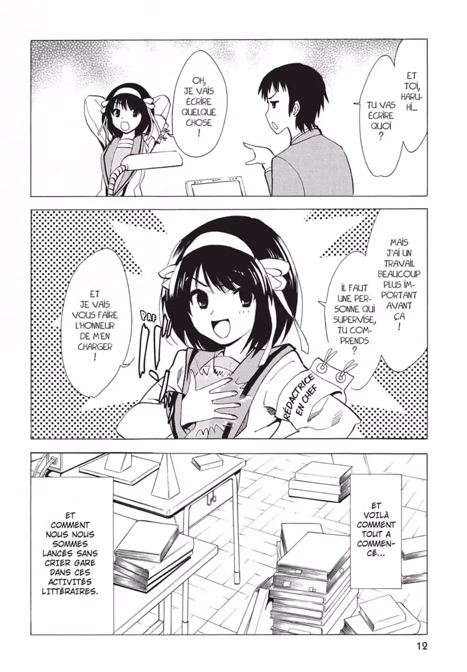 La Mélancolie de Haruhi – Brigade S.O.S Volume 13 page 14