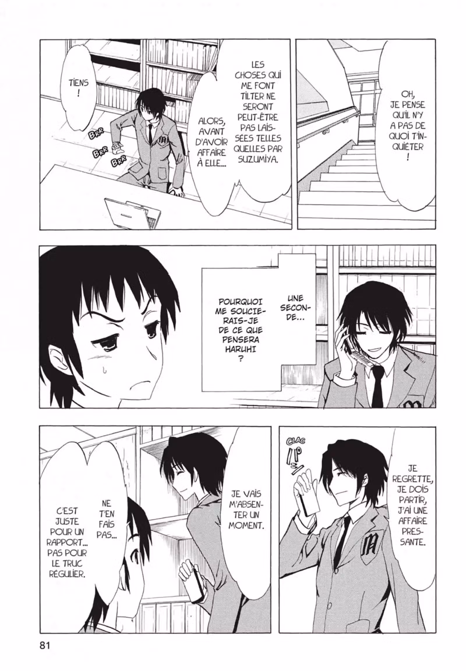 La Mélancolie de Haruhi – Brigade S.O.S Volume 13 page 83