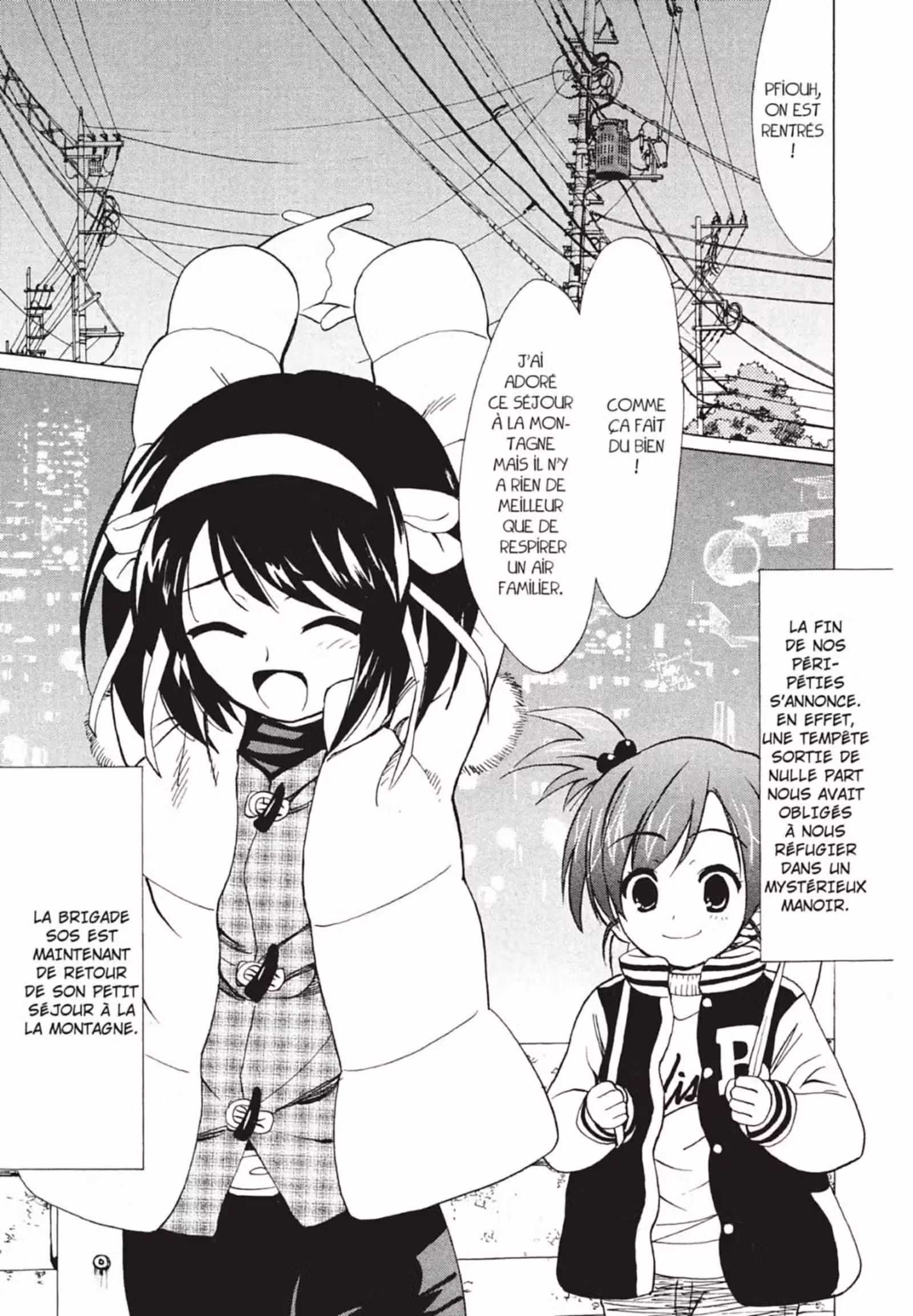 La Mélancolie de Haruhi – Brigade S.O.S Volume 12 page 7