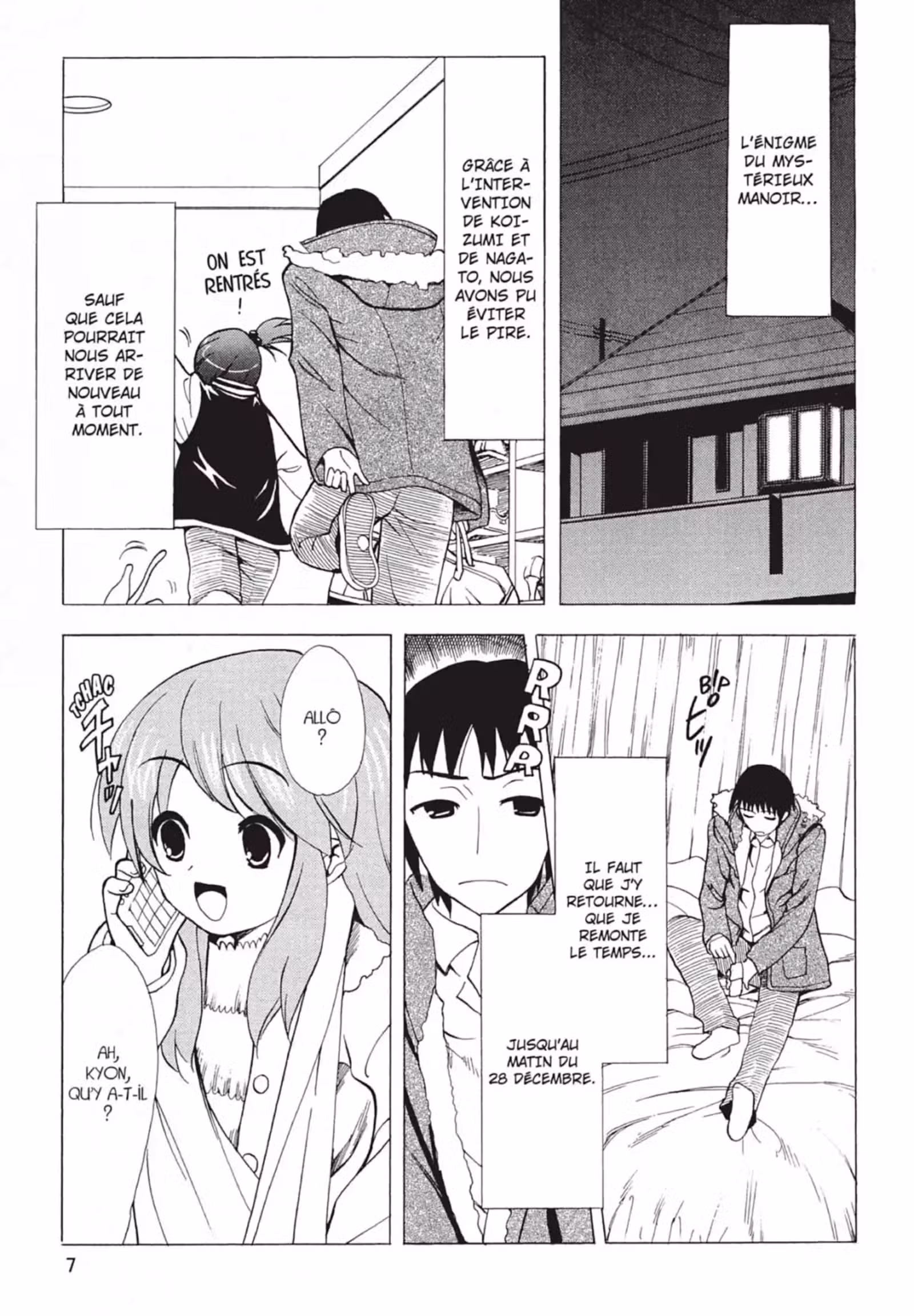 La Mélancolie de Haruhi – Brigade S.O.S Volume 12 page 9