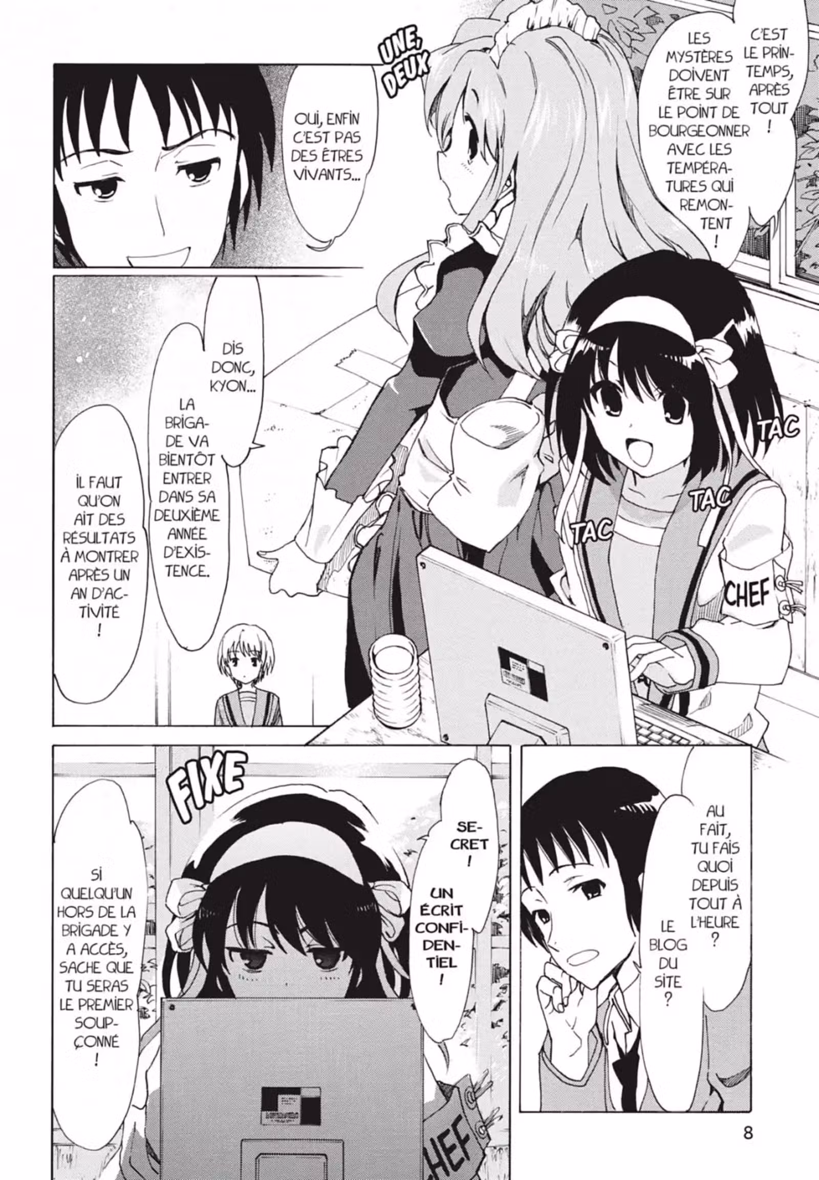 La Mélancolie de Haruhi – Brigade S.O.S Volume 17 page 10