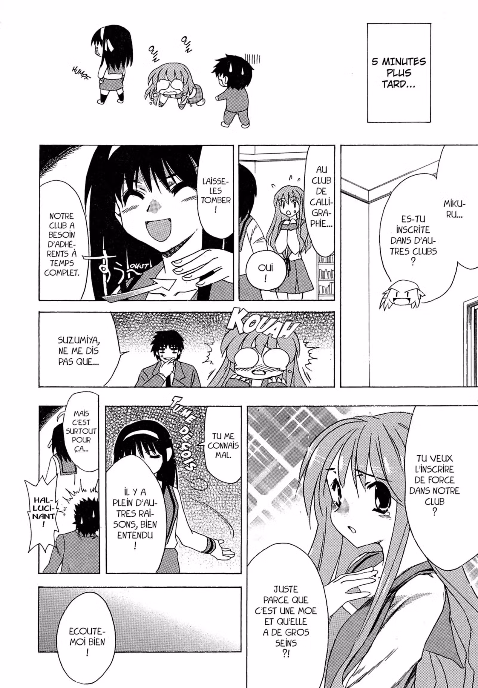La Mélancolie de Haruhi – Brigade S.O.S Volume 1 page 110