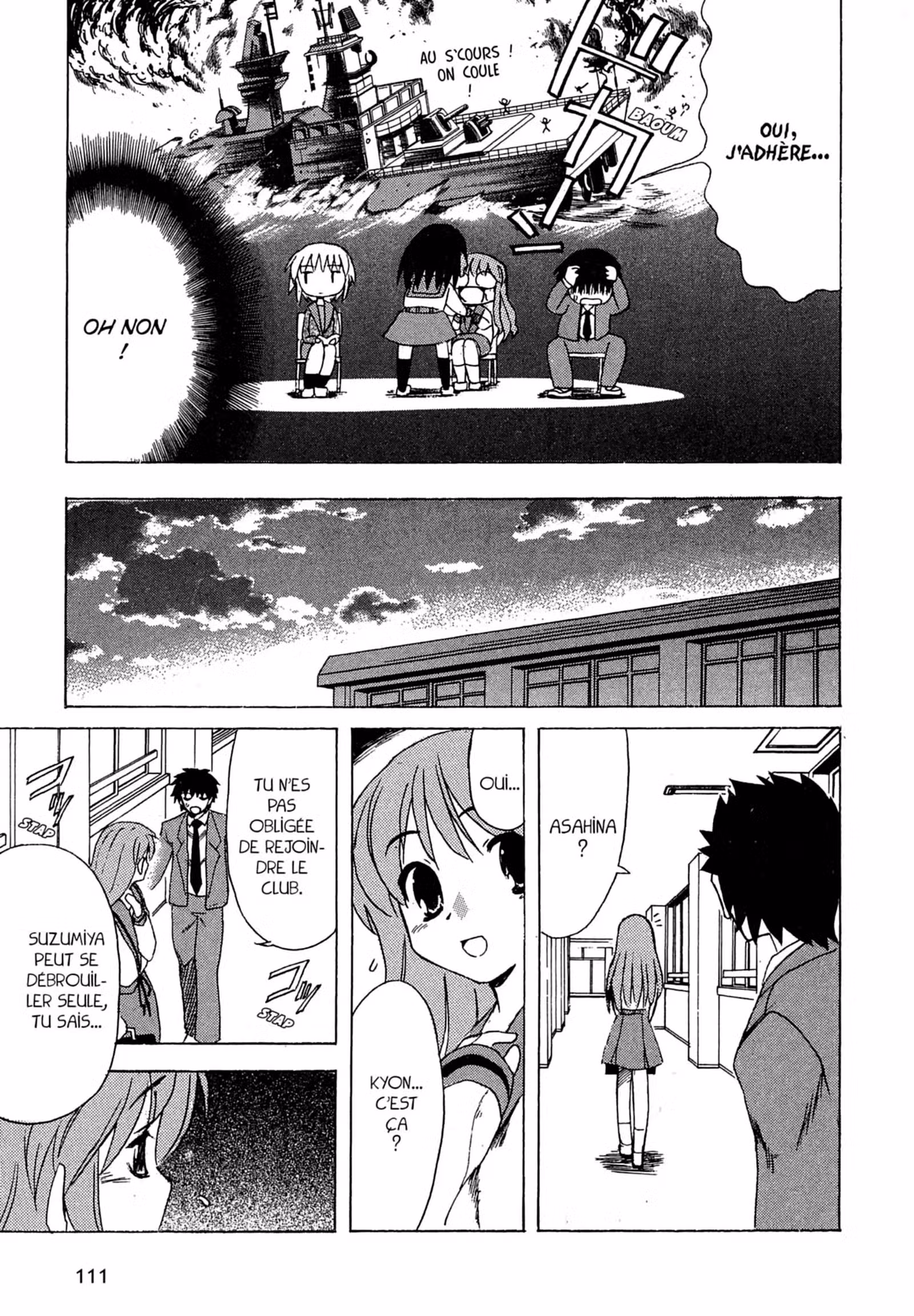 La Mélancolie de Haruhi – Brigade S.O.S Volume 1 page 113