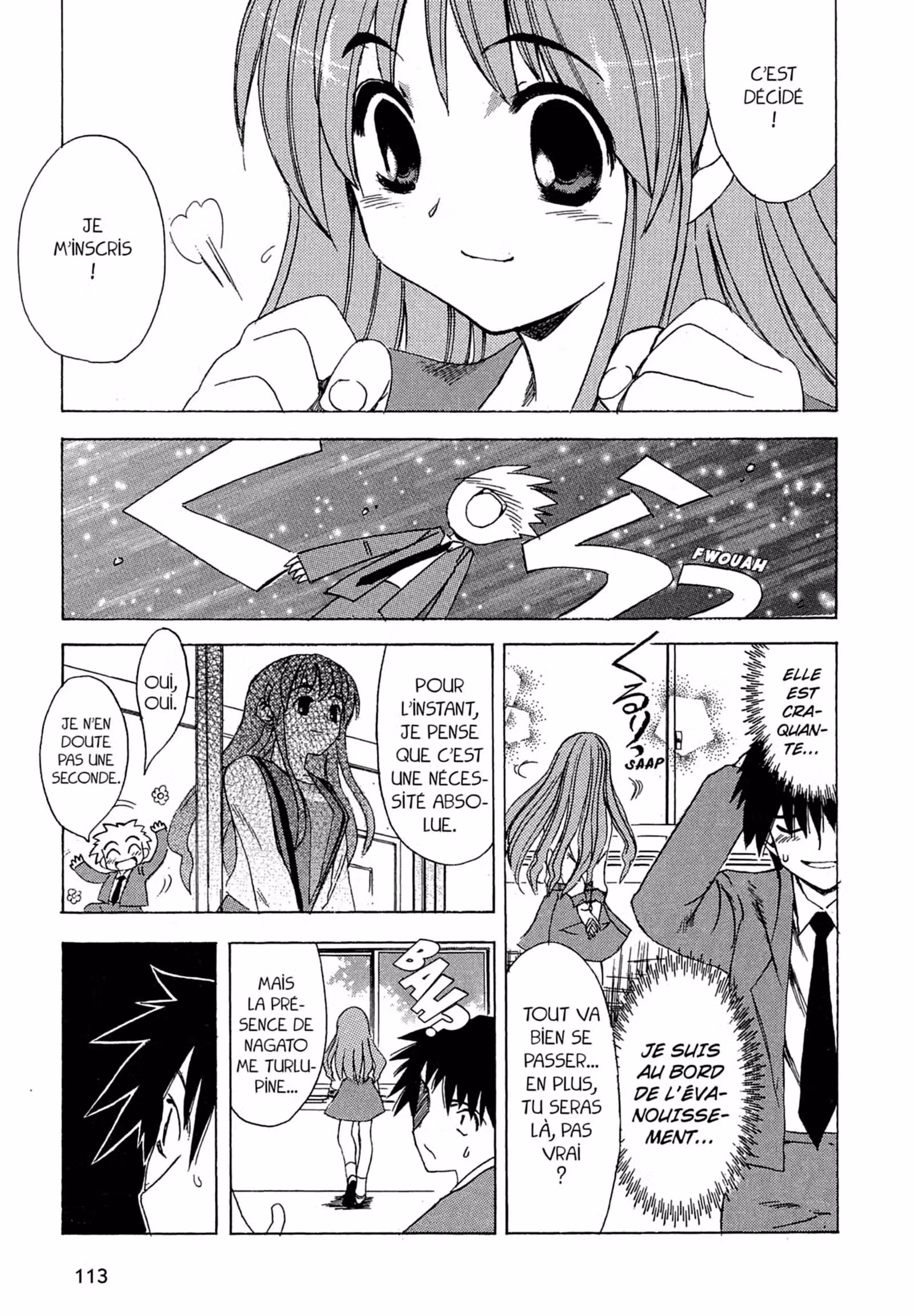 La Mélancolie de Haruhi – Brigade S.O.S Volume 1 page 115