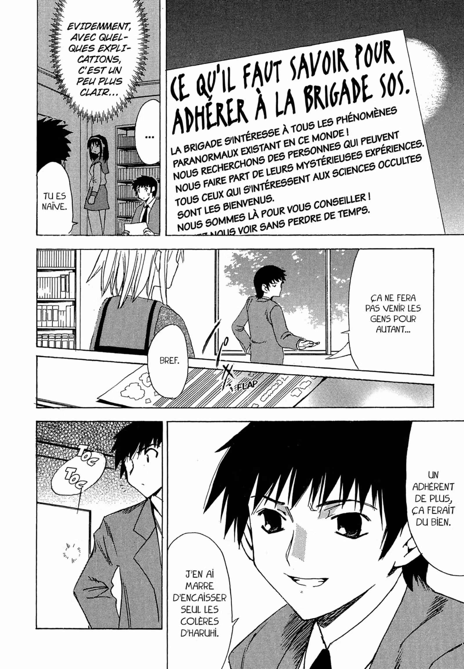 La Mélancolie de Haruhi – Brigade S.O.S Volume 1 page 122