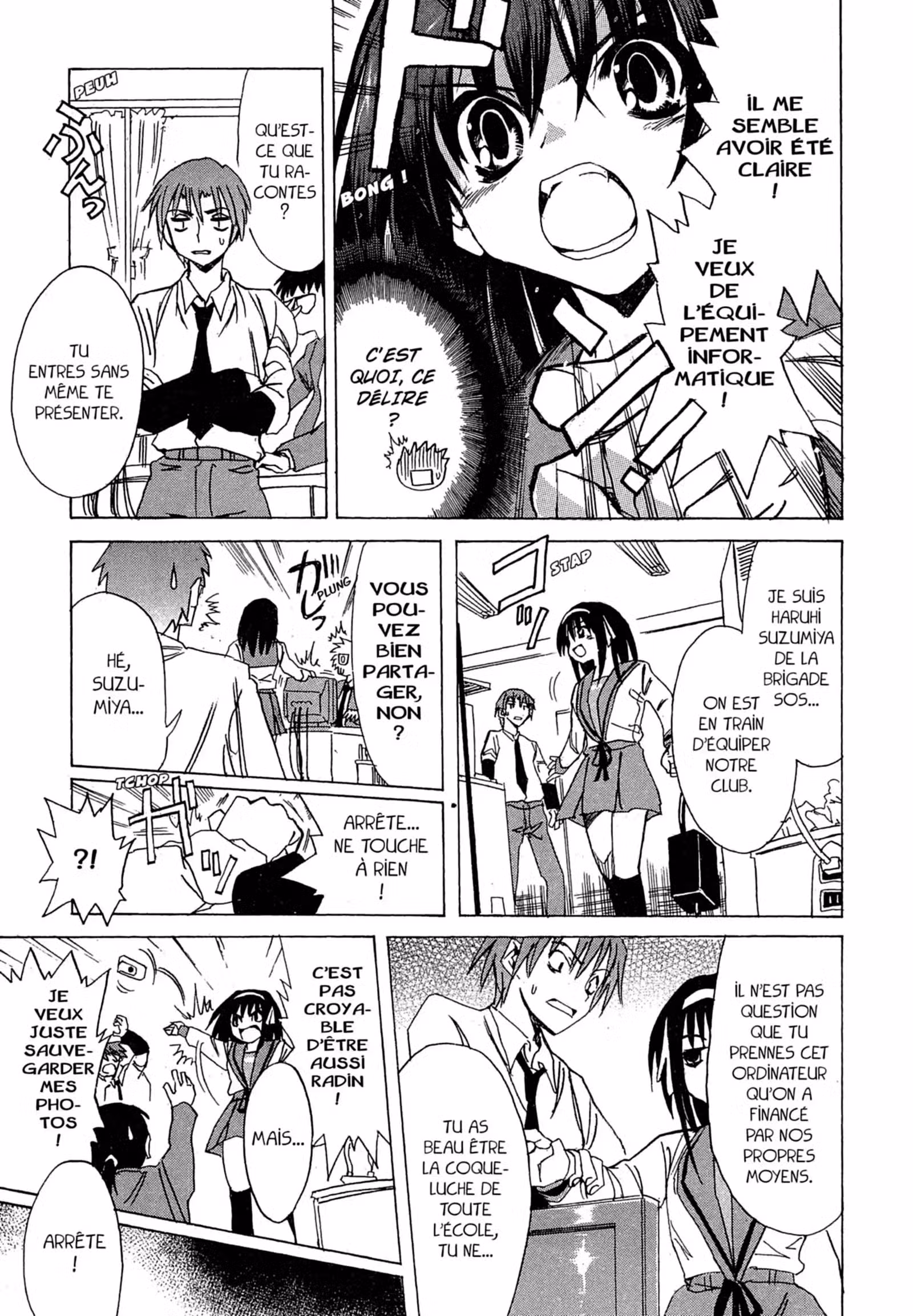 La Mélancolie de Haruhi – Brigade S.O.S Volume 1 page 137