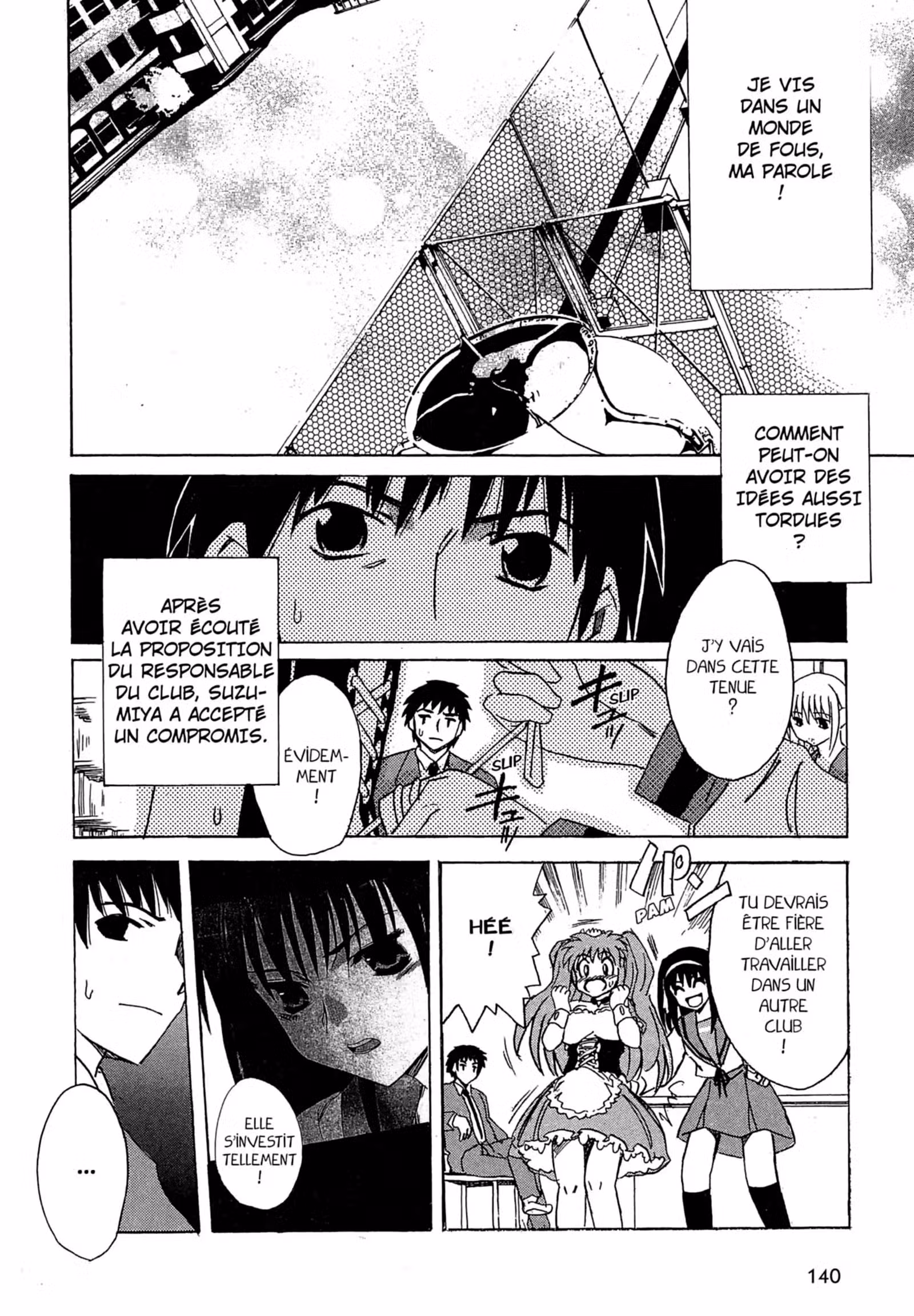 La Mélancolie de Haruhi – Brigade S.O.S Volume 1 page 142