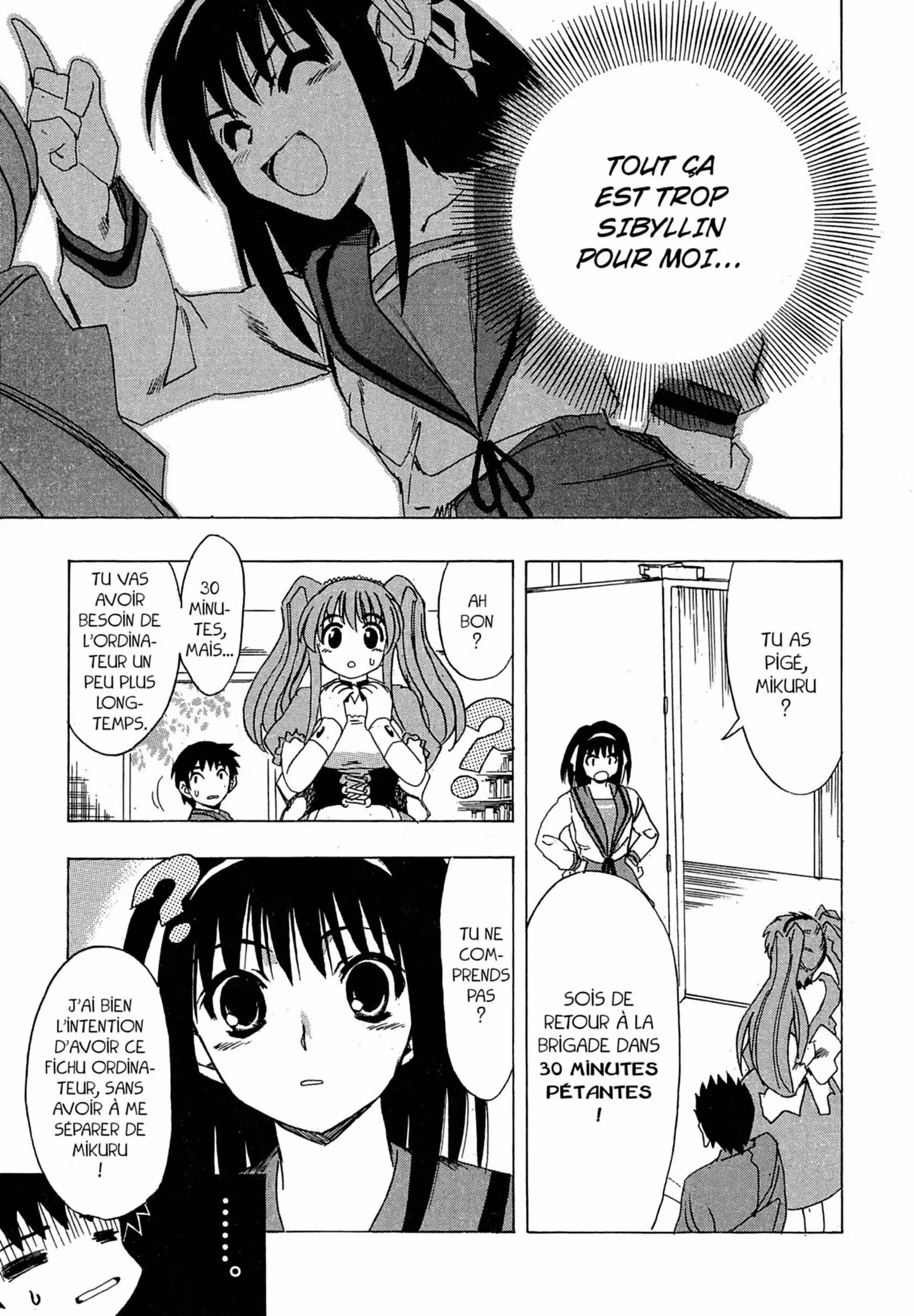 La Mélancolie de Haruhi – Brigade S.O.S Volume 1 page 143