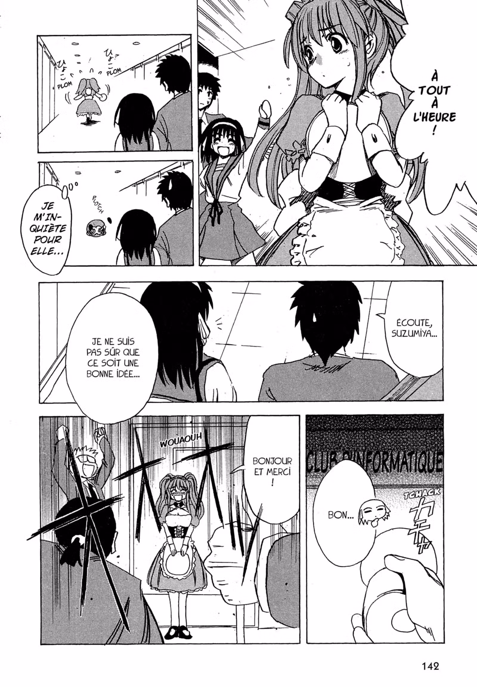 La Mélancolie de Haruhi – Brigade S.O.S Volume 1 page 144