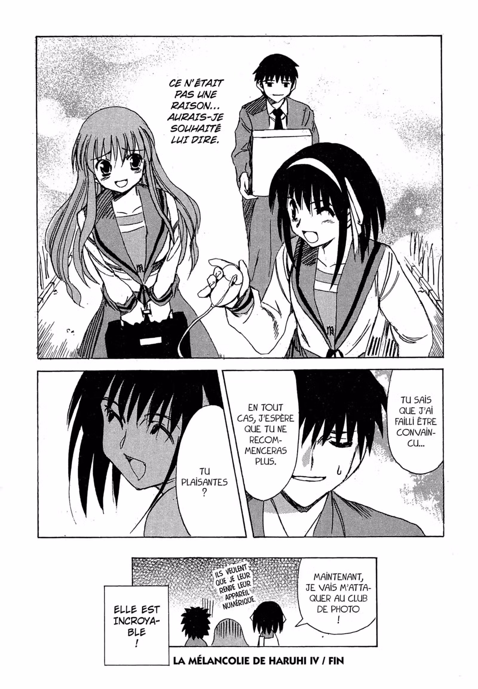 La Mélancolie de Haruhi – Brigade S.O.S Volume 1 page 156
