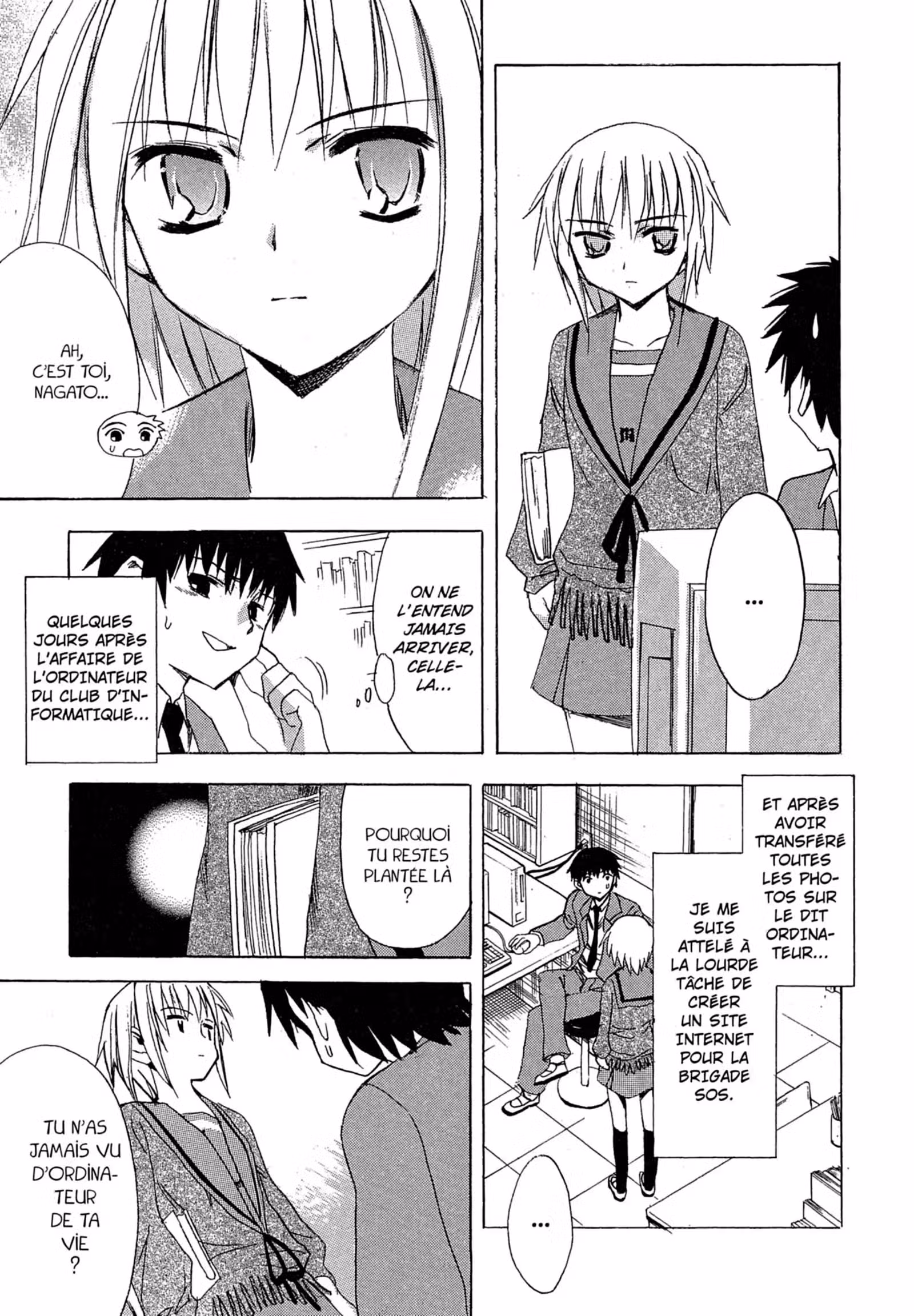 La Mélancolie de Haruhi – Brigade S.O.S Volume 1 page 159