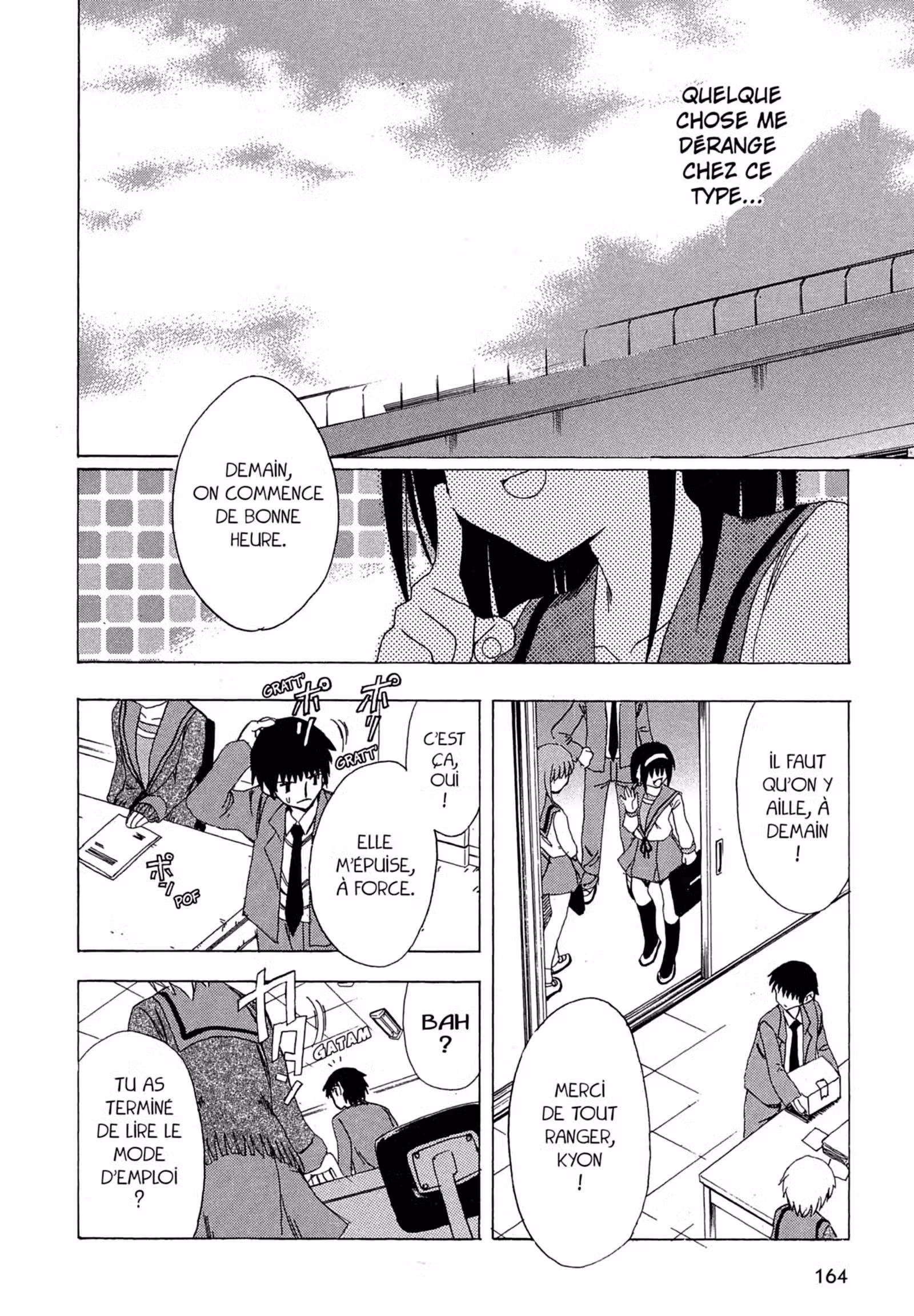 La Mélancolie de Haruhi – Brigade S.O.S Volume 1 page 166
