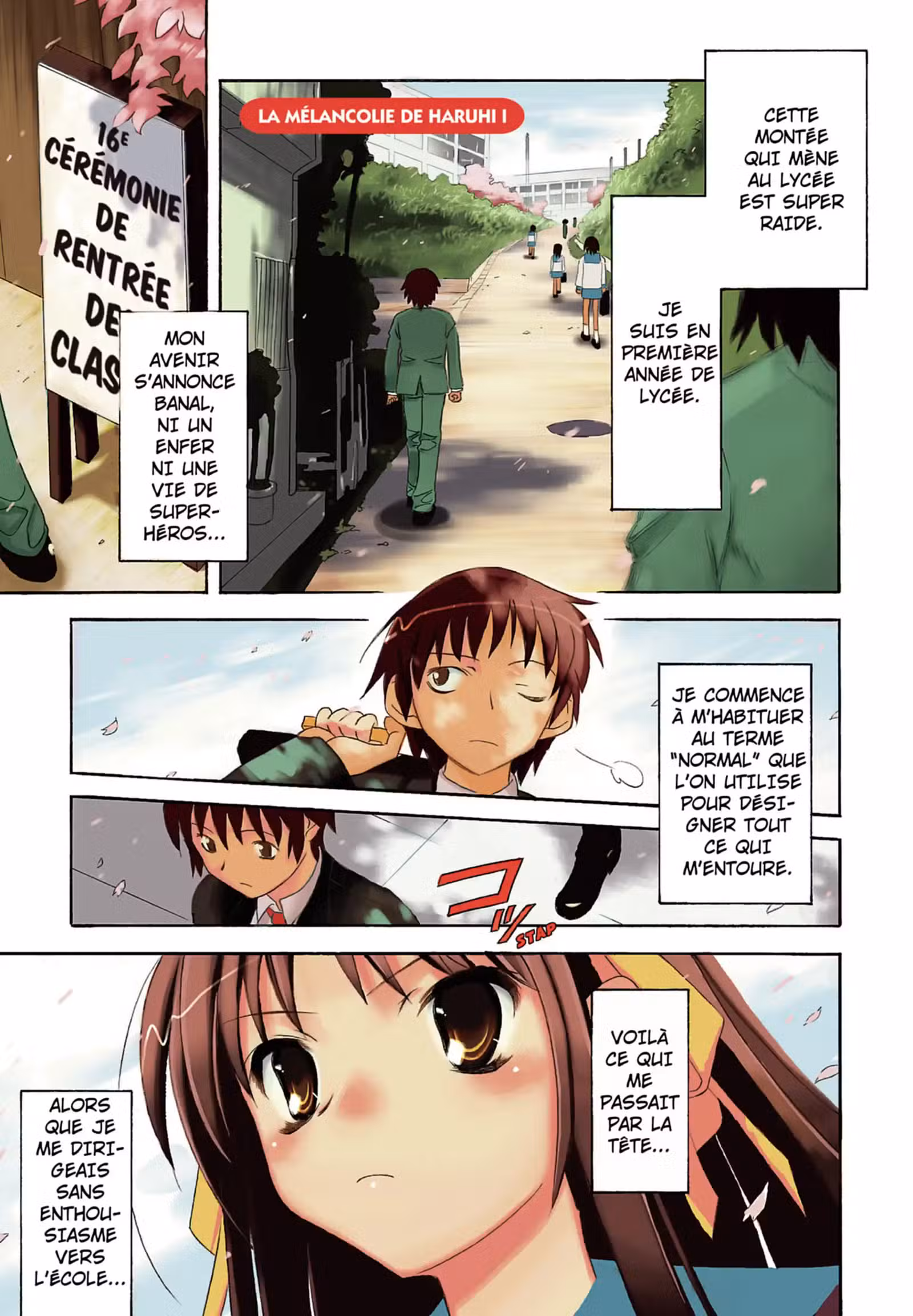 La Mélancolie de Haruhi – Brigade S.O.S Volume 1 page 3