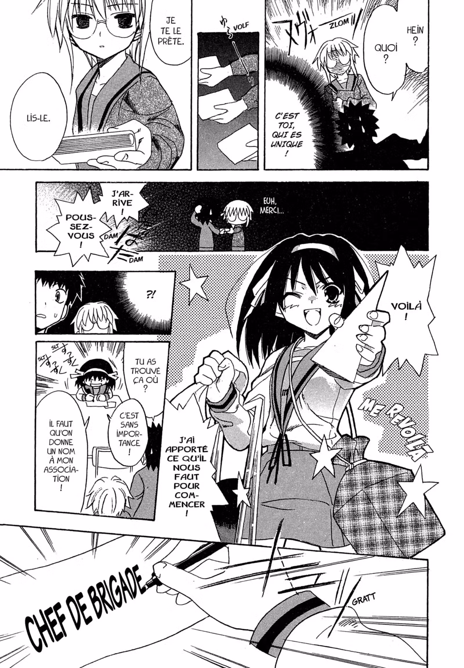 La Mélancolie de Haruhi – Brigade S.O.S Volume 1 page 33
