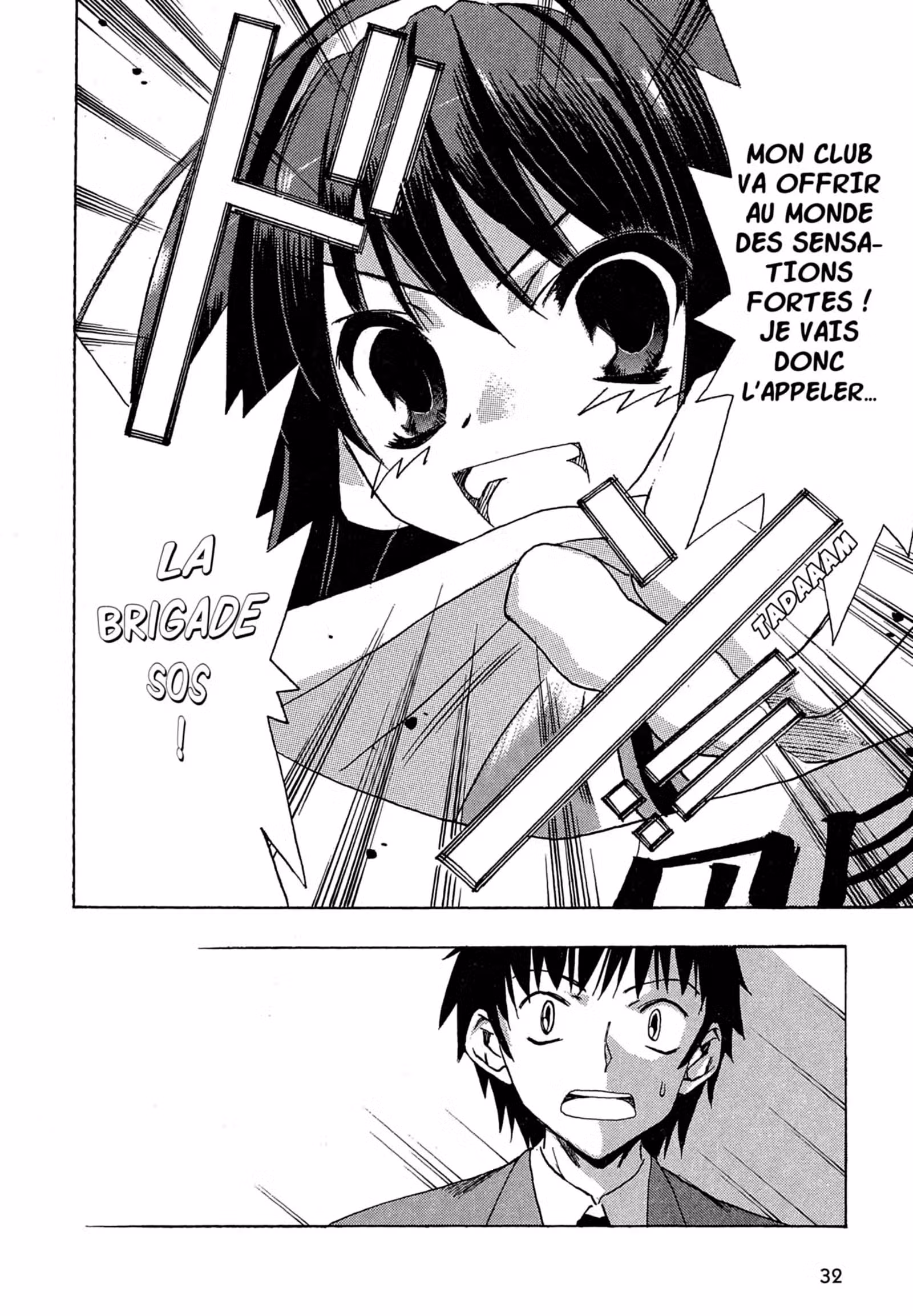 La Mélancolie de Haruhi – Brigade S.O.S Volume 1 page 34
