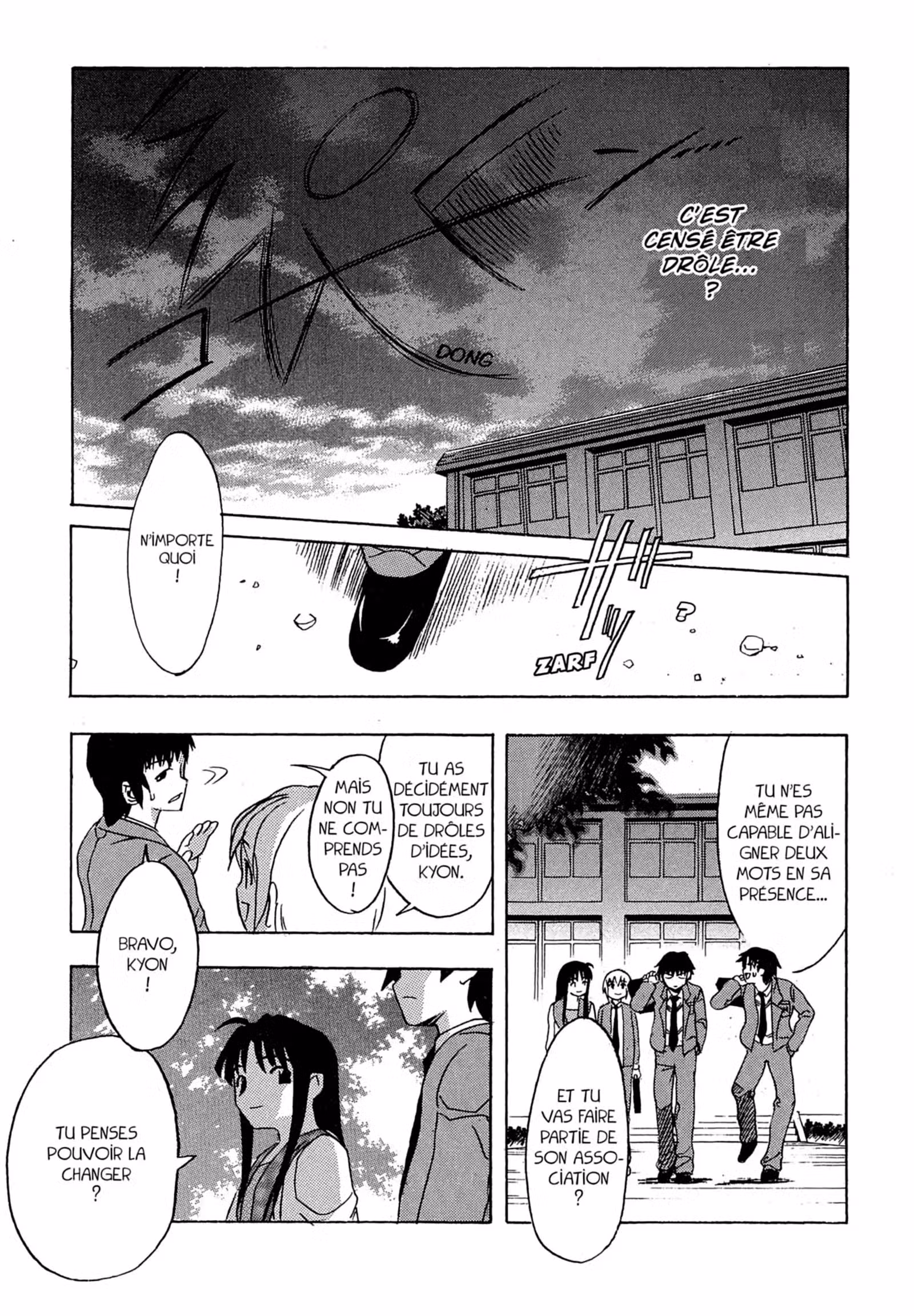 La Mélancolie de Haruhi – Brigade S.O.S Volume 1 page 35