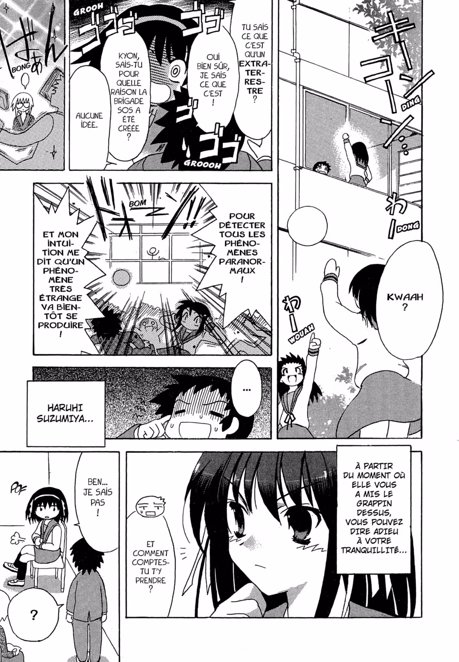 La Mélancolie de Haruhi – Brigade S.O.S Volume 1 page 41