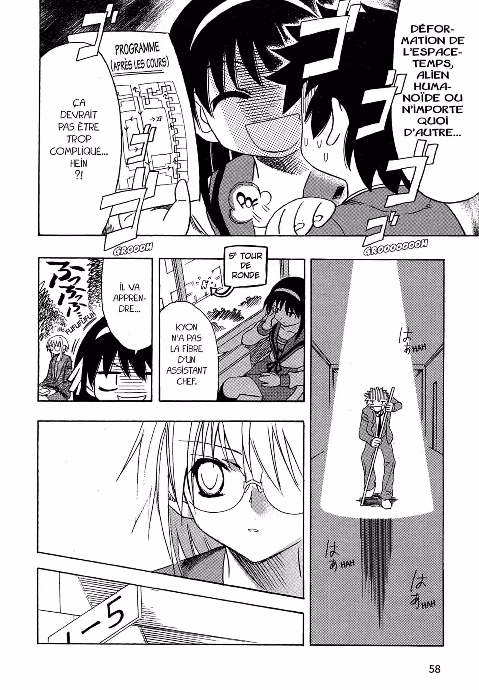 La Mélancolie de Haruhi – Brigade S.O.S Volume 1 page 60
