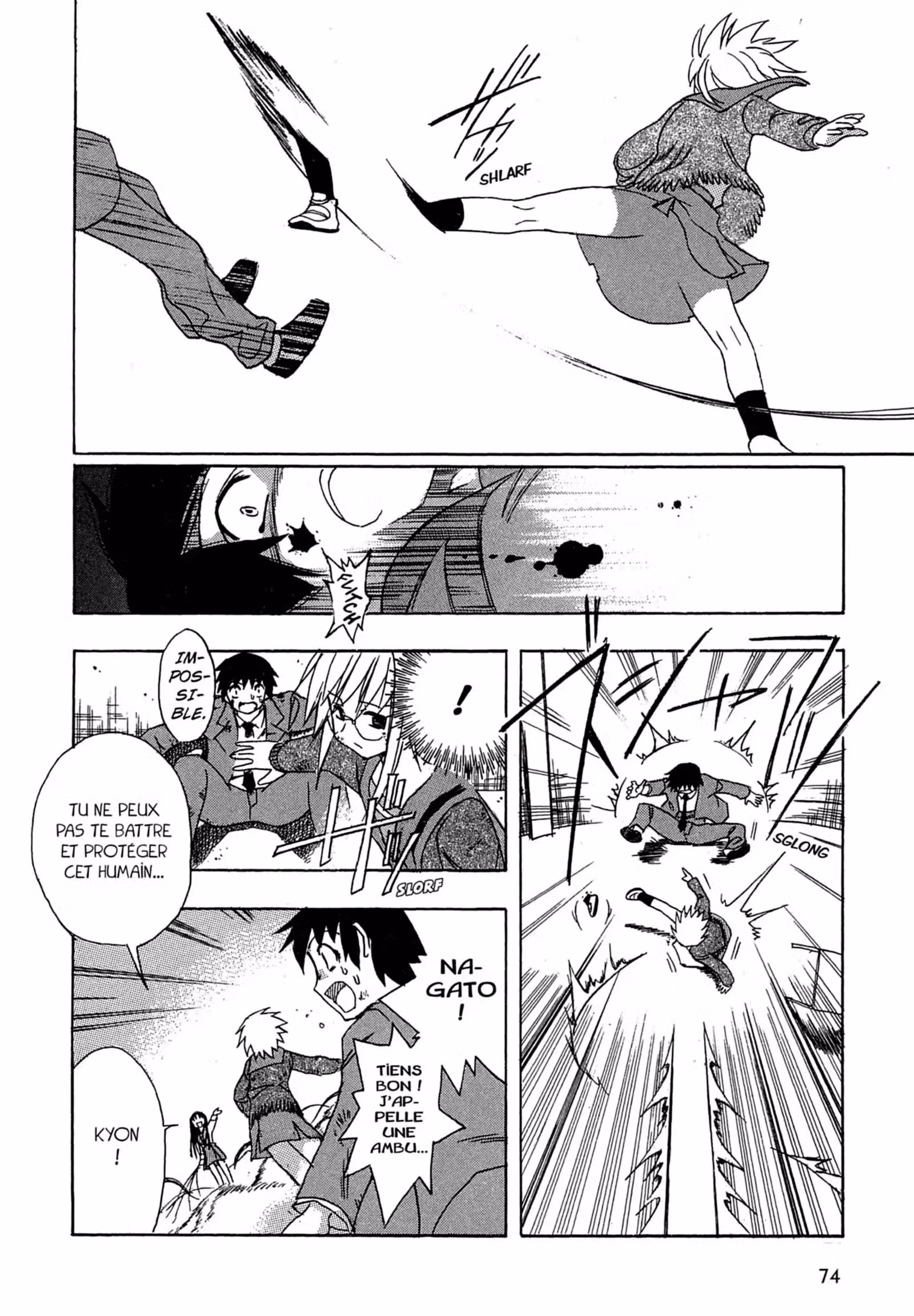 La Mélancolie de Haruhi – Brigade S.O.S Volume 1 page 76