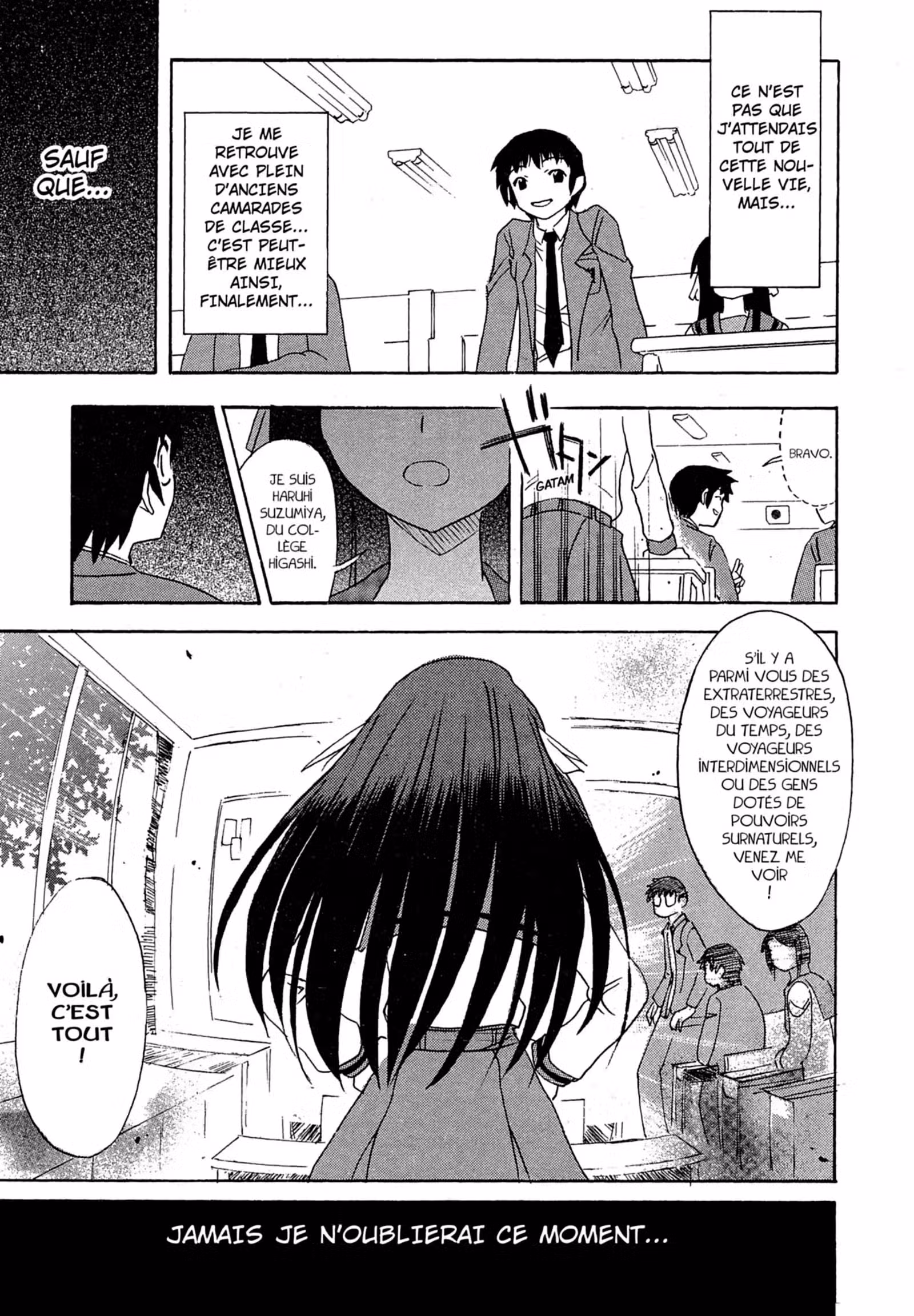 La Mélancolie de Haruhi – Brigade S.O.S Volume 1 page 9