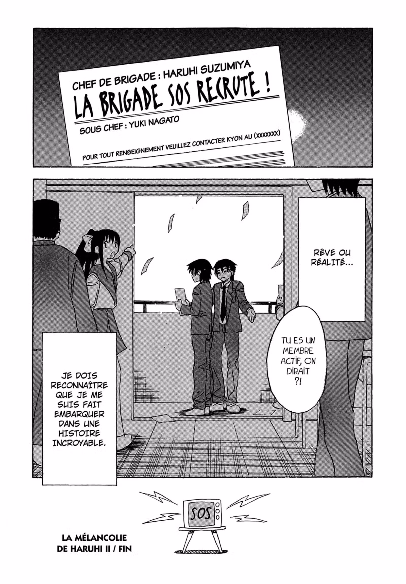 La Mélancolie de Haruhi – Brigade S.O.S Volume 1 page 90