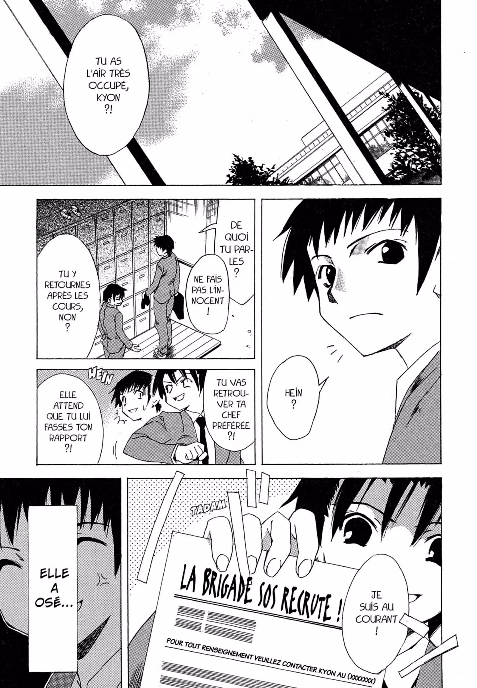 La Mélancolie de Haruhi – Brigade S.O.S Volume 1 page 95