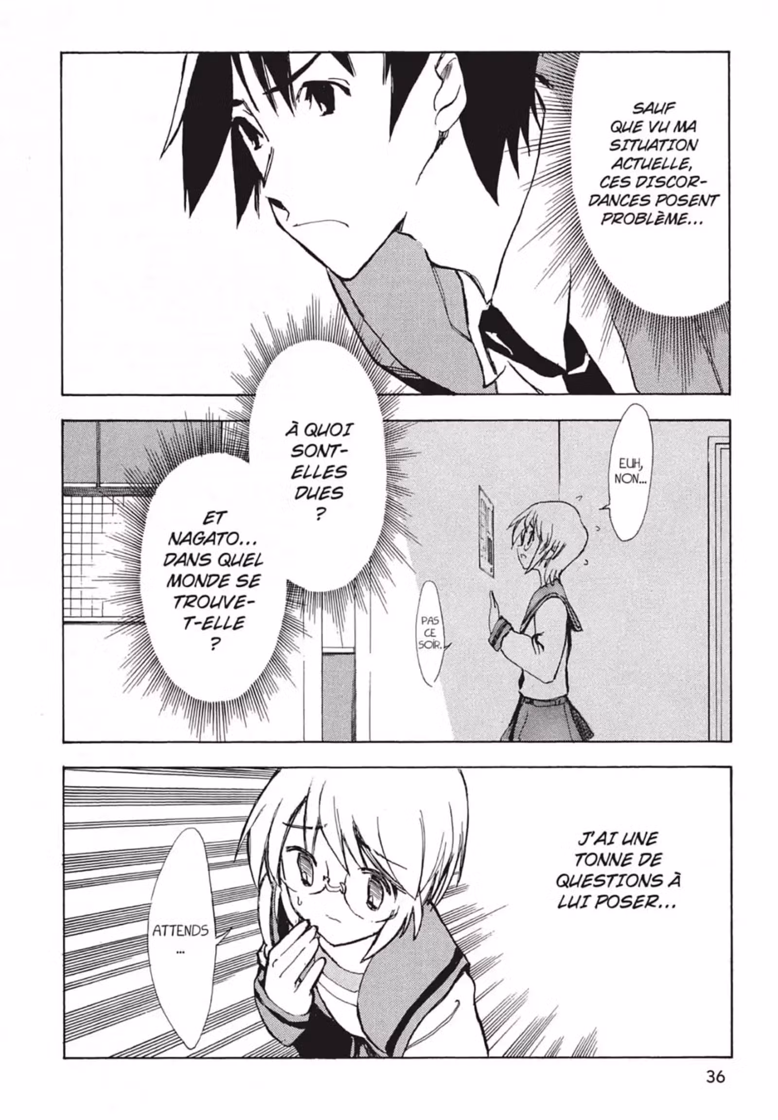 La Mélancolie de Haruhi – Brigade S.O.S Volume 8 page 38