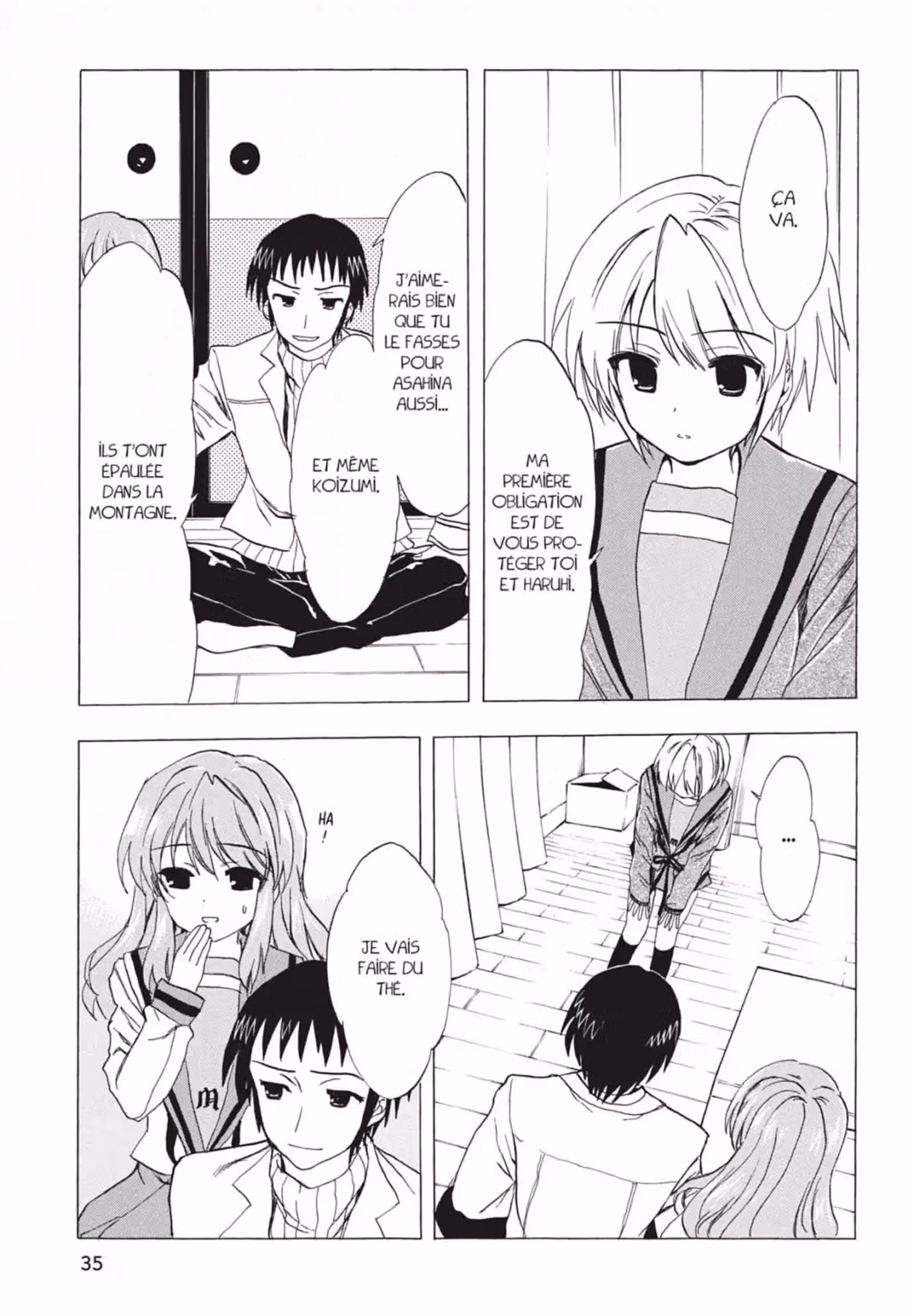 La Mélancolie de Haruhi – Brigade S.O.S Volume 14 page 37