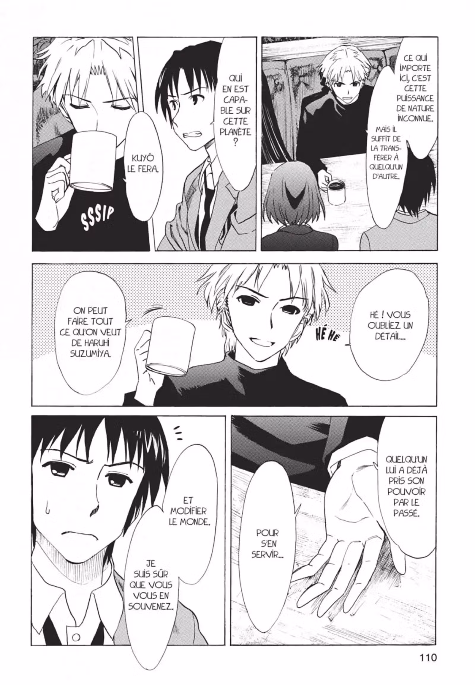 La Mélancolie de Haruhi – Brigade S.O.S Volume 18 page 112