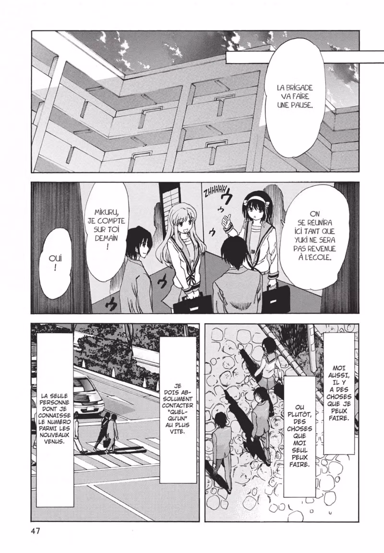 La Mélancolie de Haruhi – Brigade S.O.S Volume 18 page 49