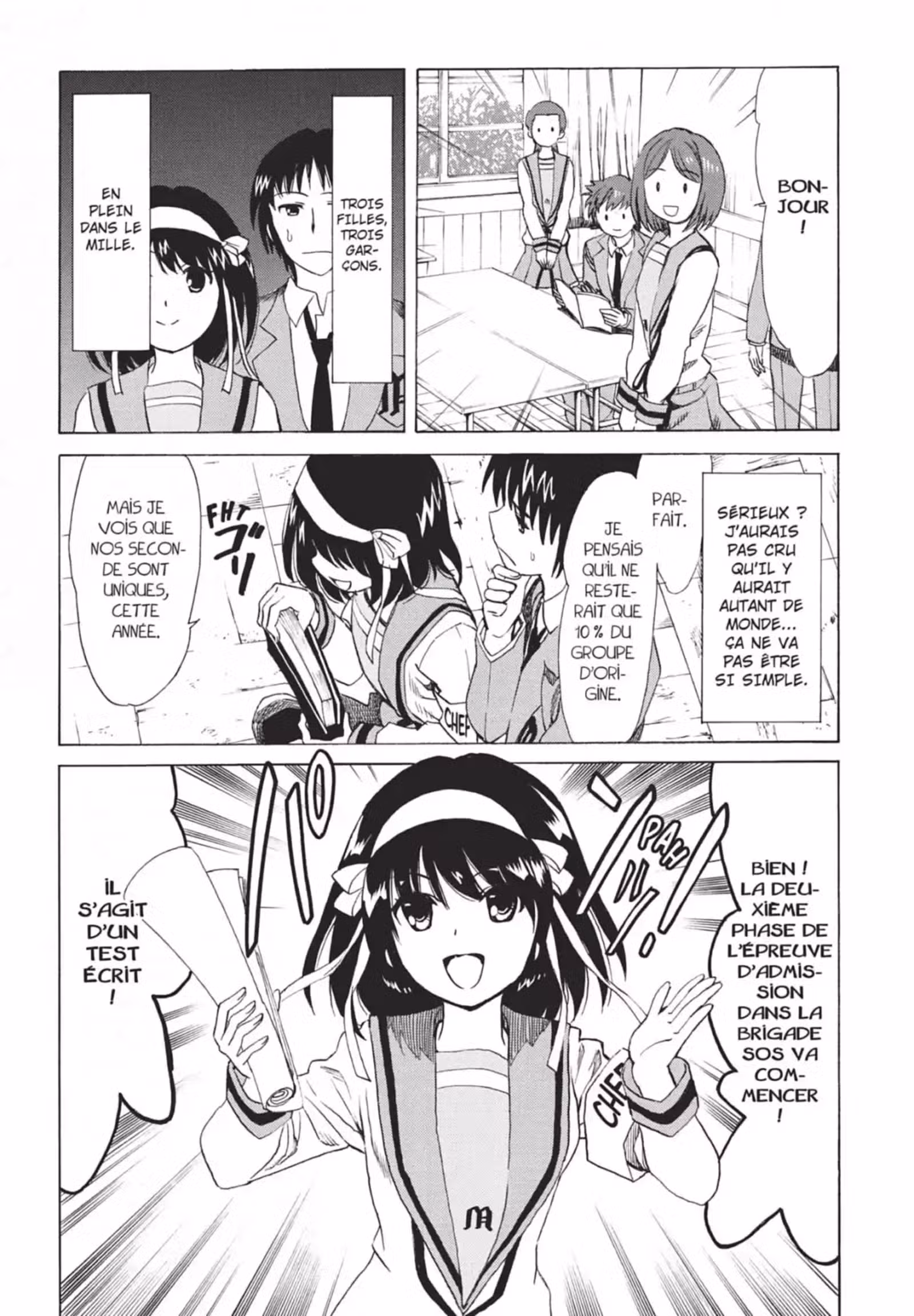 La Mélancolie de Haruhi – Brigade S.O.S Volume 18 page 58