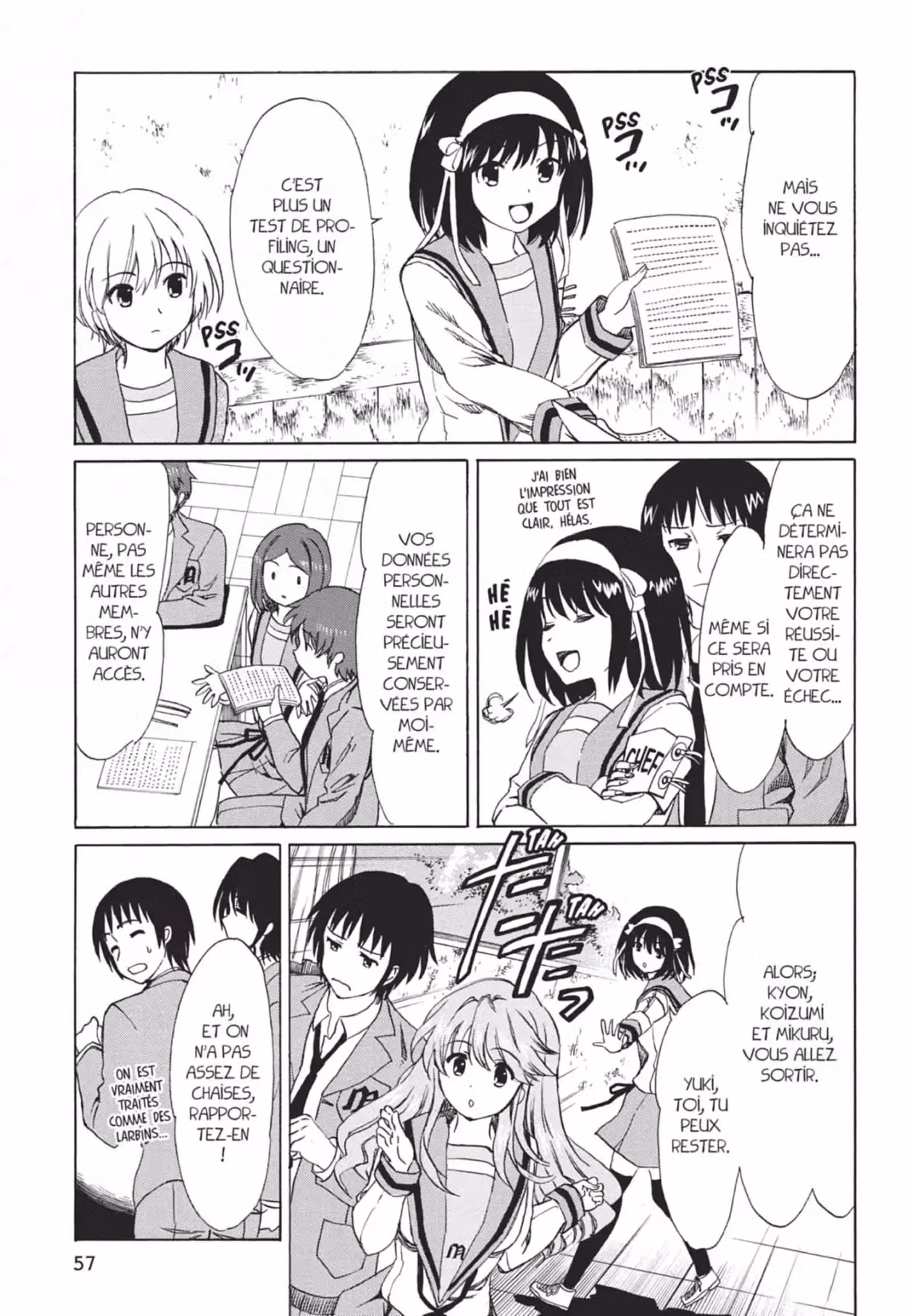 La Mélancolie de Haruhi – Brigade S.O.S Volume 18 page 59