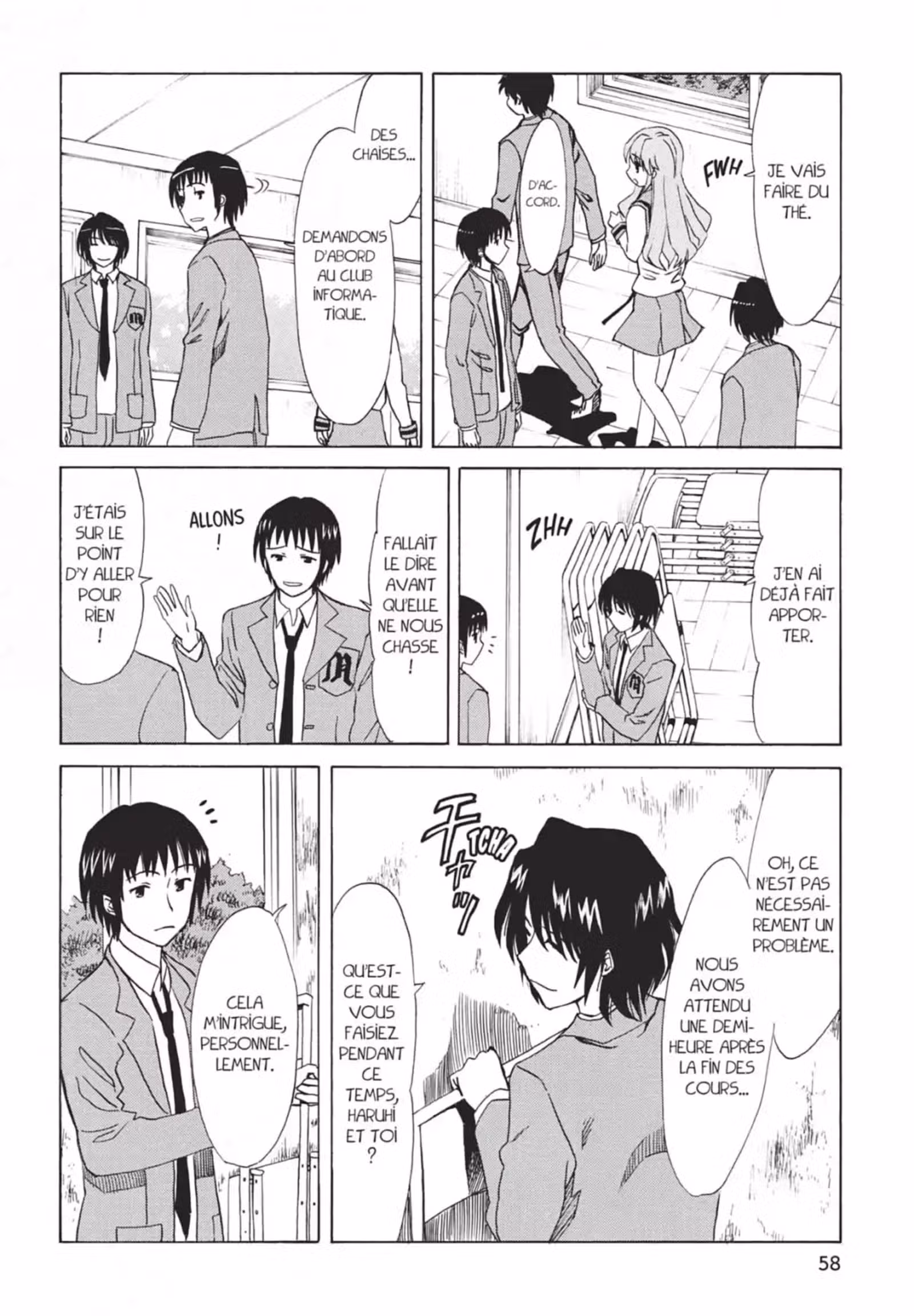 La Mélancolie de Haruhi – Brigade S.O.S Volume 18 page 60